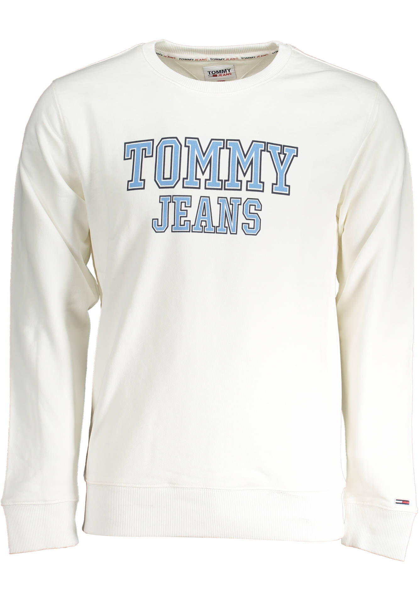 TOMMY HILFIGER MAN WHITE SWEATSHIRT WITHOUT ZIP