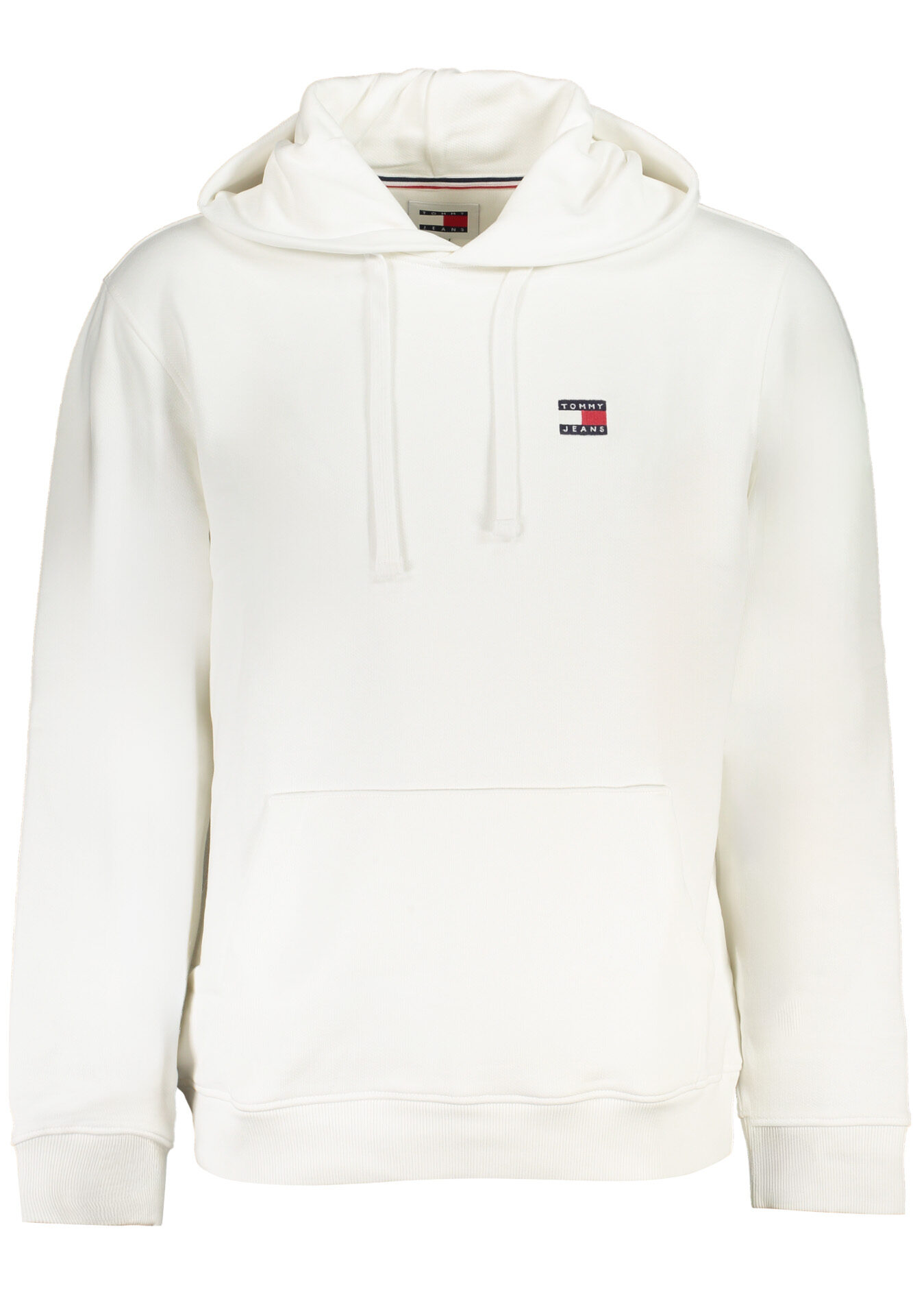 TOMMY HILFIGER MEN'S WHITE ZIPLESS SWEATSHIRT