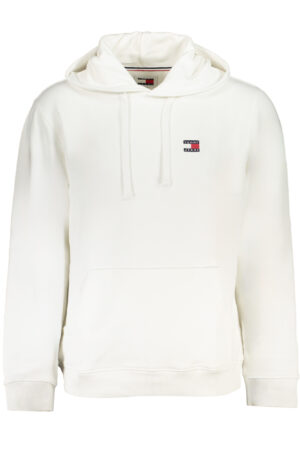 TOMMY HILFIGER baltas vyriškas džemperis be užtrauktuko