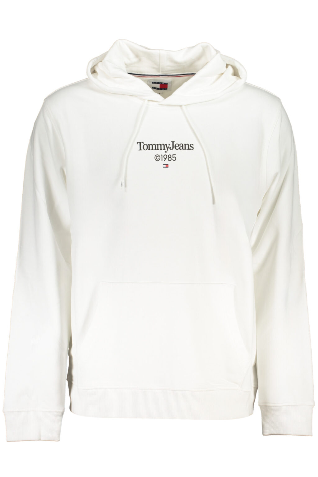 tommyhilfigerfelpasenzazipuomobianco_1 TOMMY HILFIGER baltas vyriškas džemperis be užtrauktuko