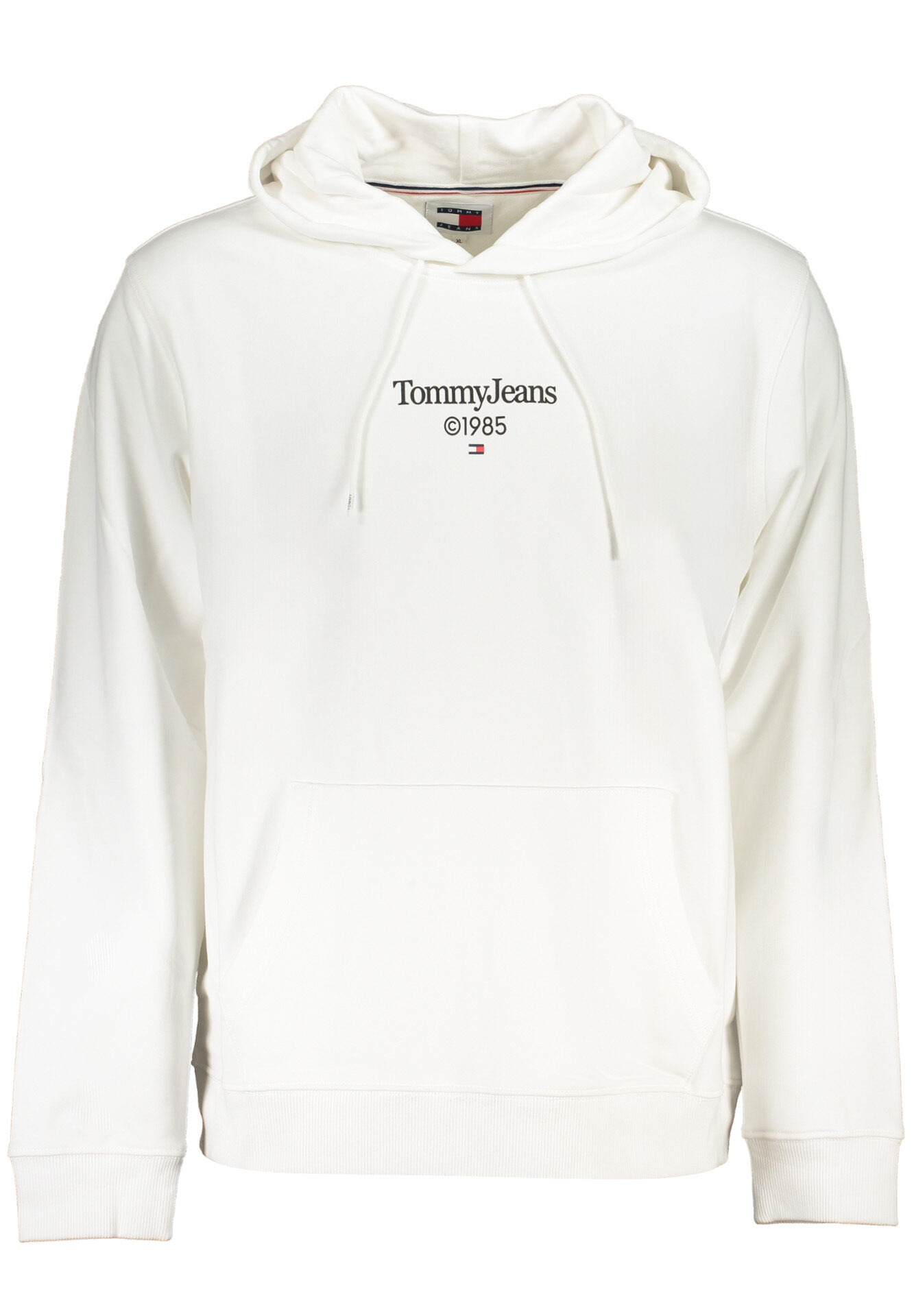TOMMY HILFIGER MEN'S WHITE ZIPLESS SWEATSHIRT