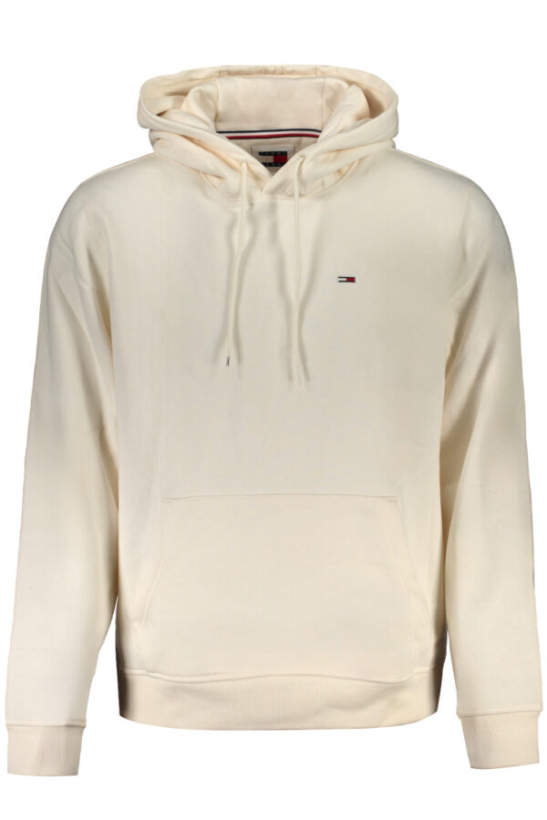 TOMMY HILFIGER baltas vyriškas džemperis be užtrauktuko