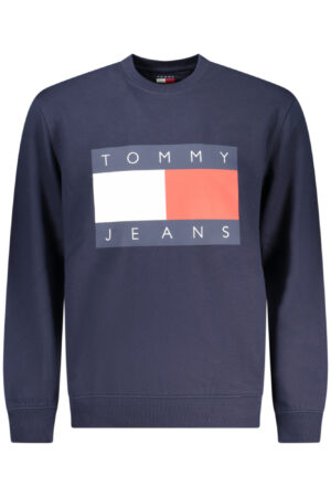 TOMMY HILFIGER MEN'S BLUE ZIP-UP SWEATSHIRT