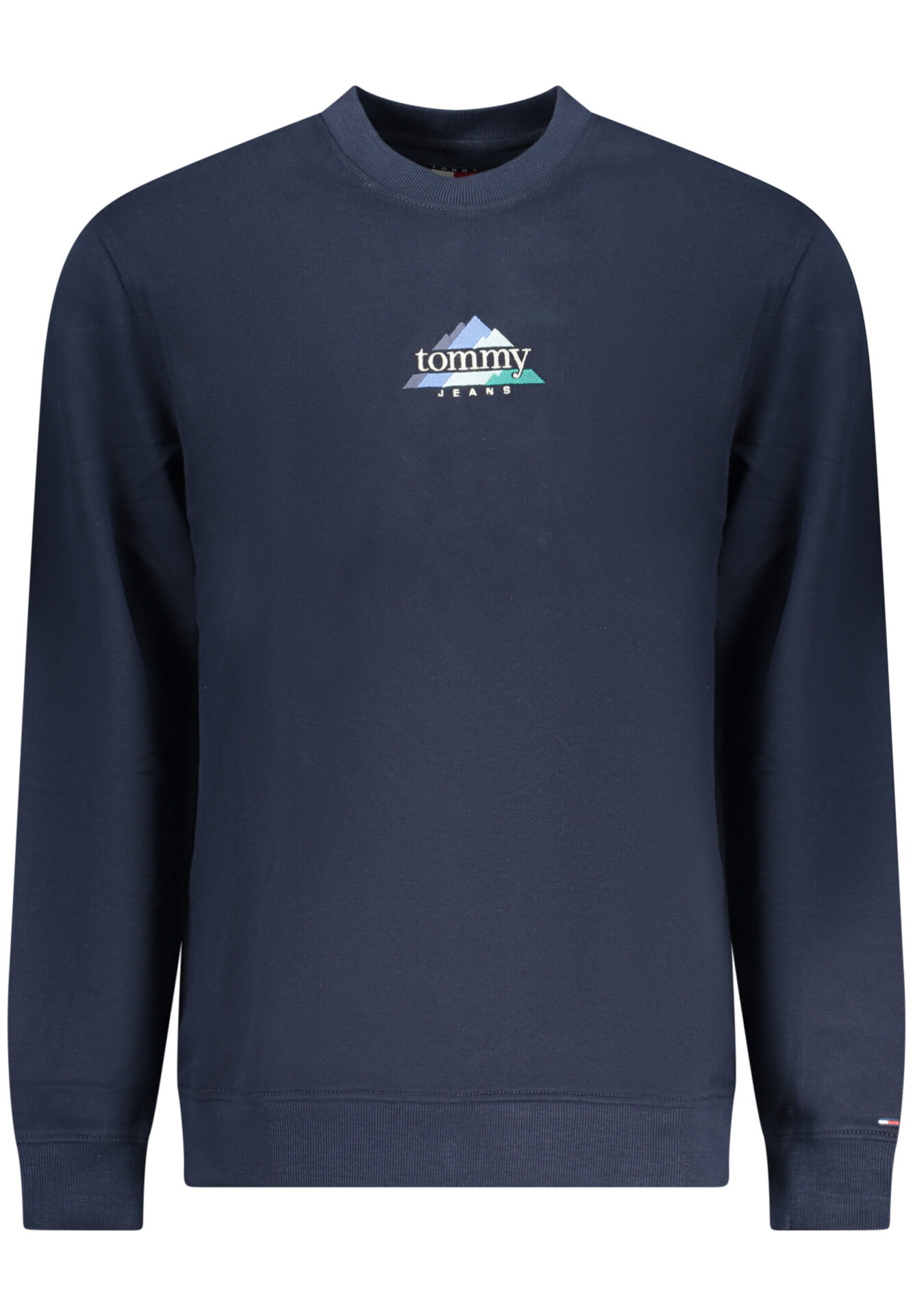 TOMMY HILFIGER MEN'S BLUE ZIP-UP SWEATSHIRT