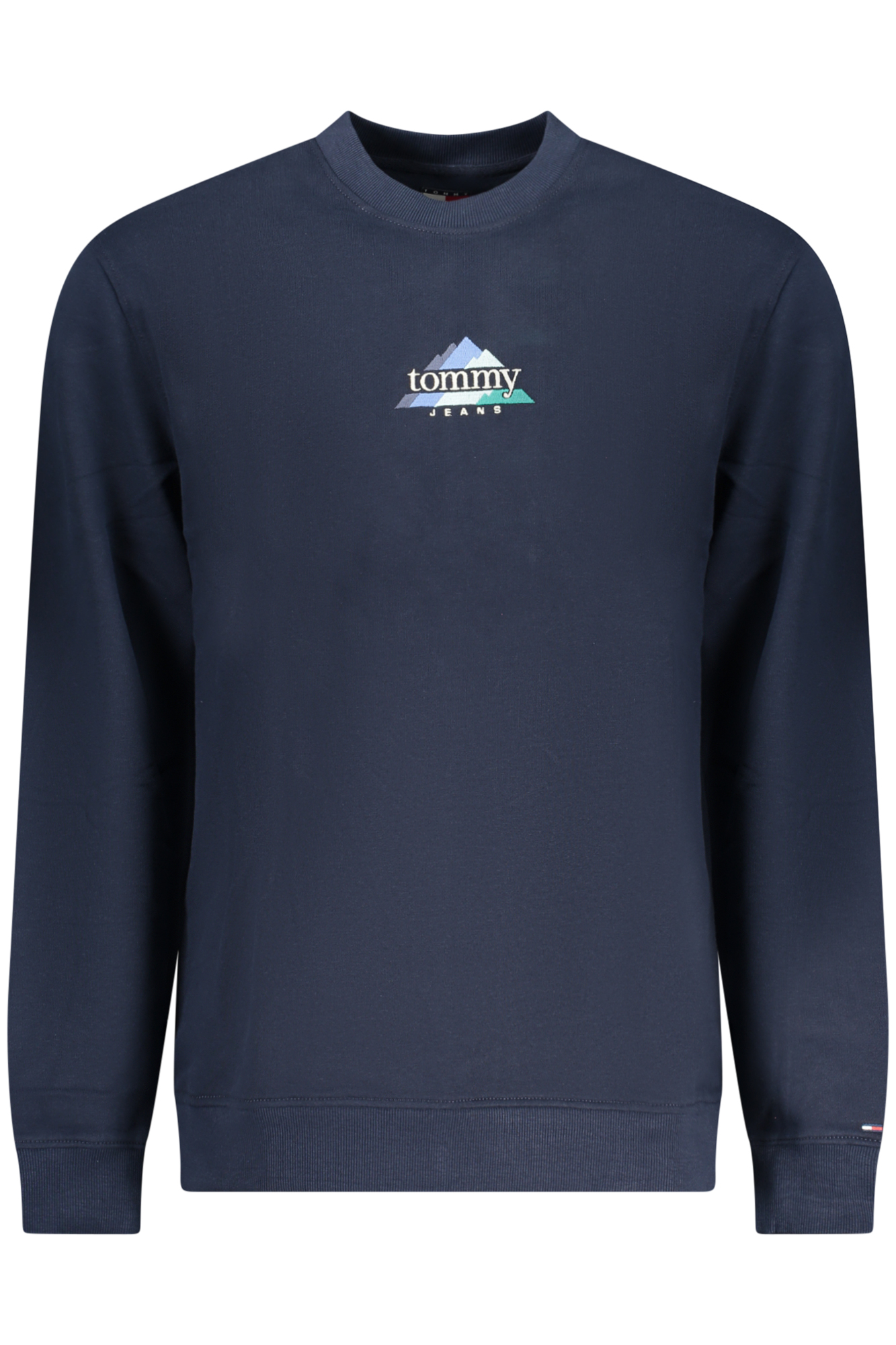 TOMMY HILFIGER MEN'S BLUE ZIP-UP SWEATSHIRT TOMMY HILFIGER MEN'S BLUE ZIP-UP SWEATSHIRT