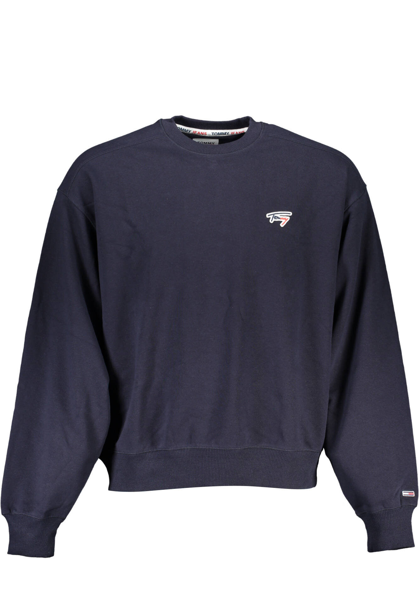 TOMMY HILFIGER MEN'S BLUE ZIPLESS SWEATSHIRT