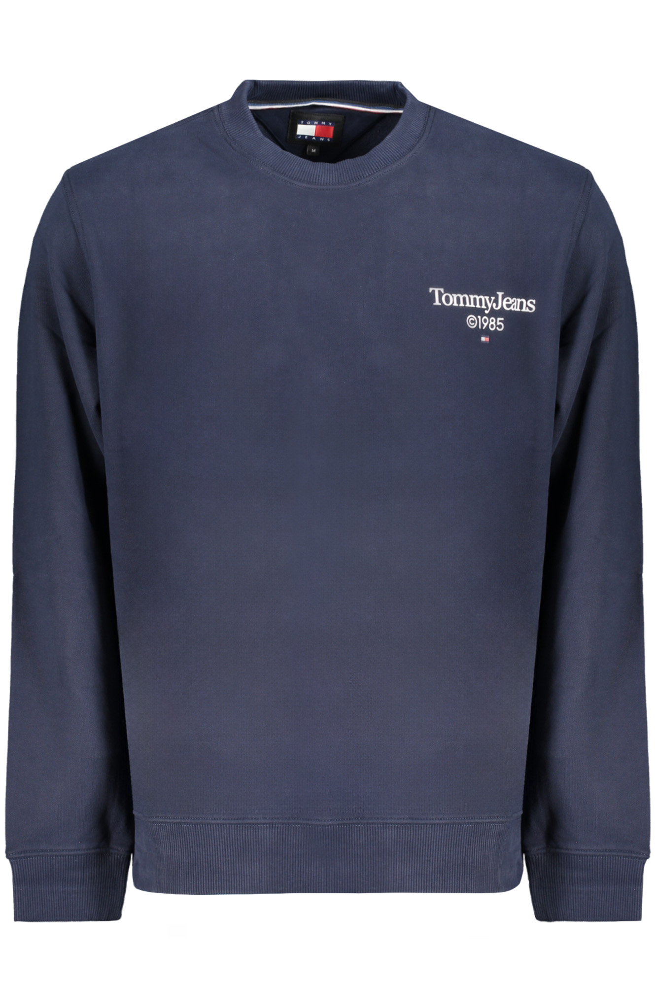 TOMMY HILFIGER mėlynas vyriškas džemperis be užtrauktuko TOMMY HILFIGER mėlynas vyriškas džemperis be užtrauktuko