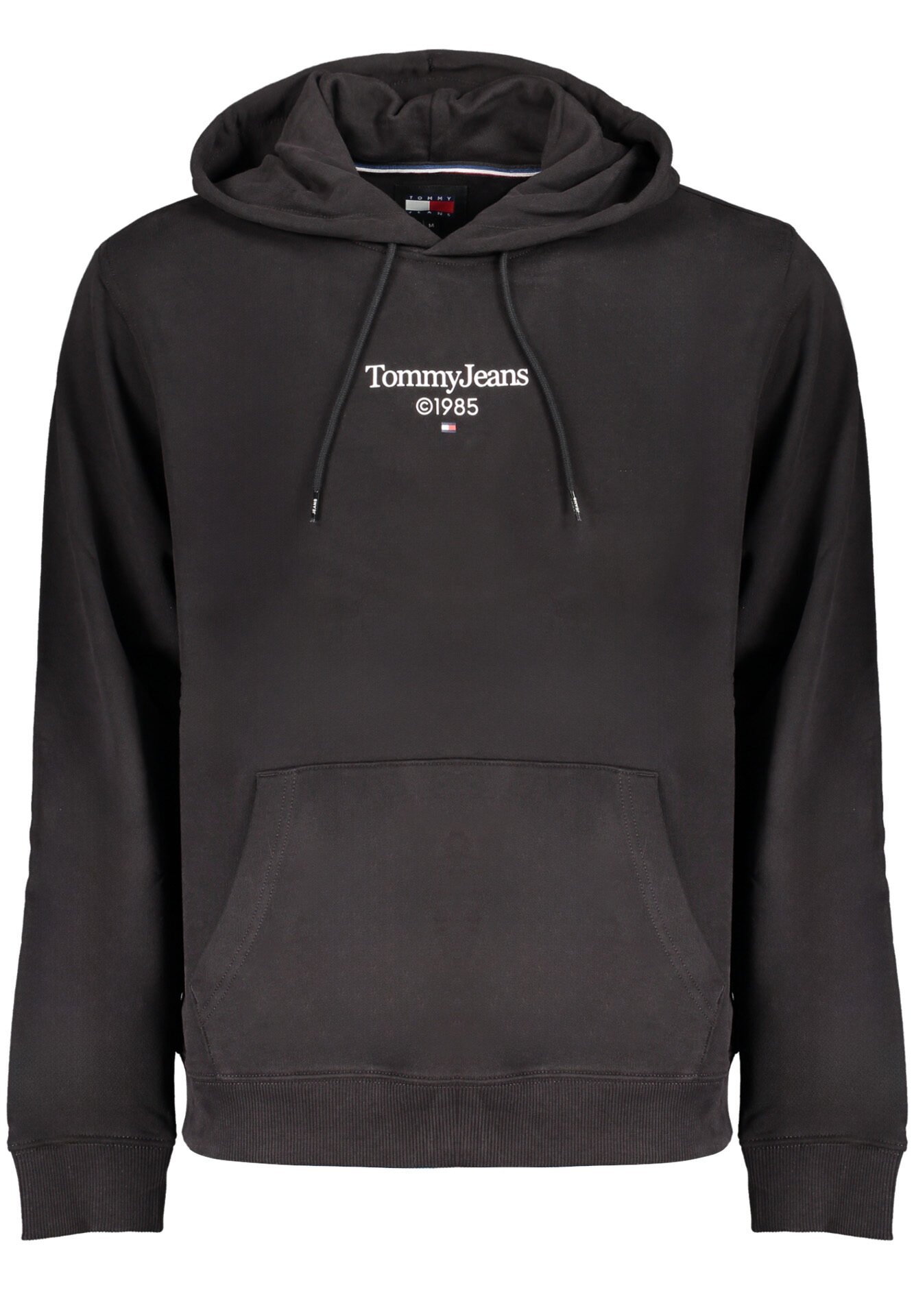 TOMMY HILFIGER MEN'S BLACK ZIPLESS SWEATSHIRT