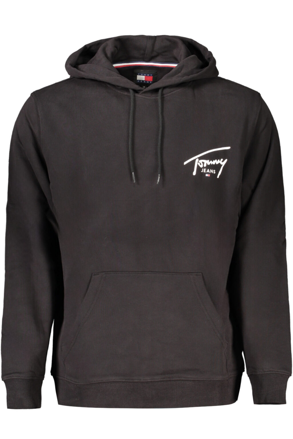 tommyhilfigerfelpasenzazipuomonero_1 TOMMY HILFIGER juodas vyriškas džemperis su užtrauktuku