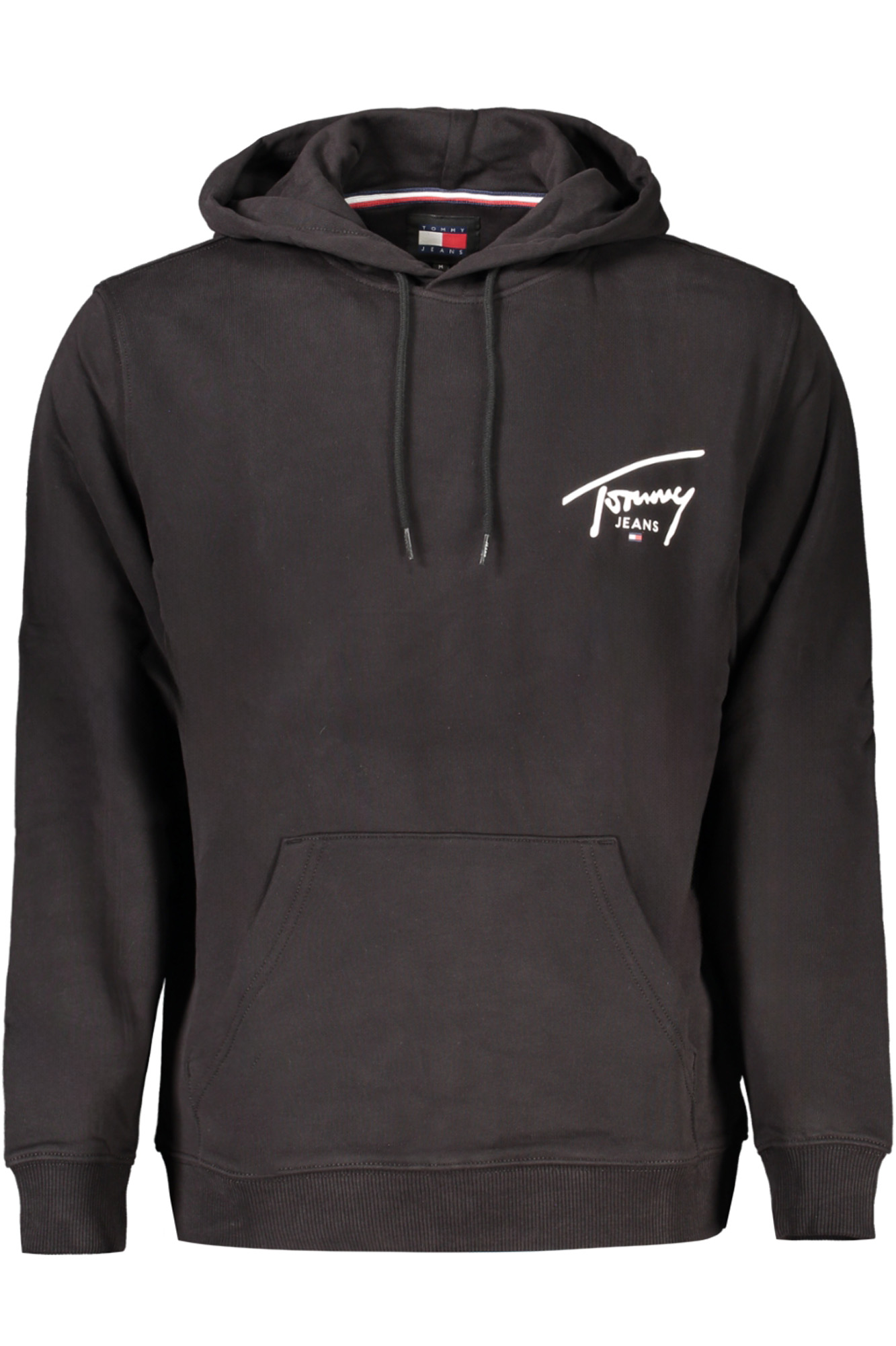 TOMMY HILFIGER juodas vyriškas džemperis su užtrauktuku TOMMY HILFIGER juodas vyriškas džemperis su užtrauktuku