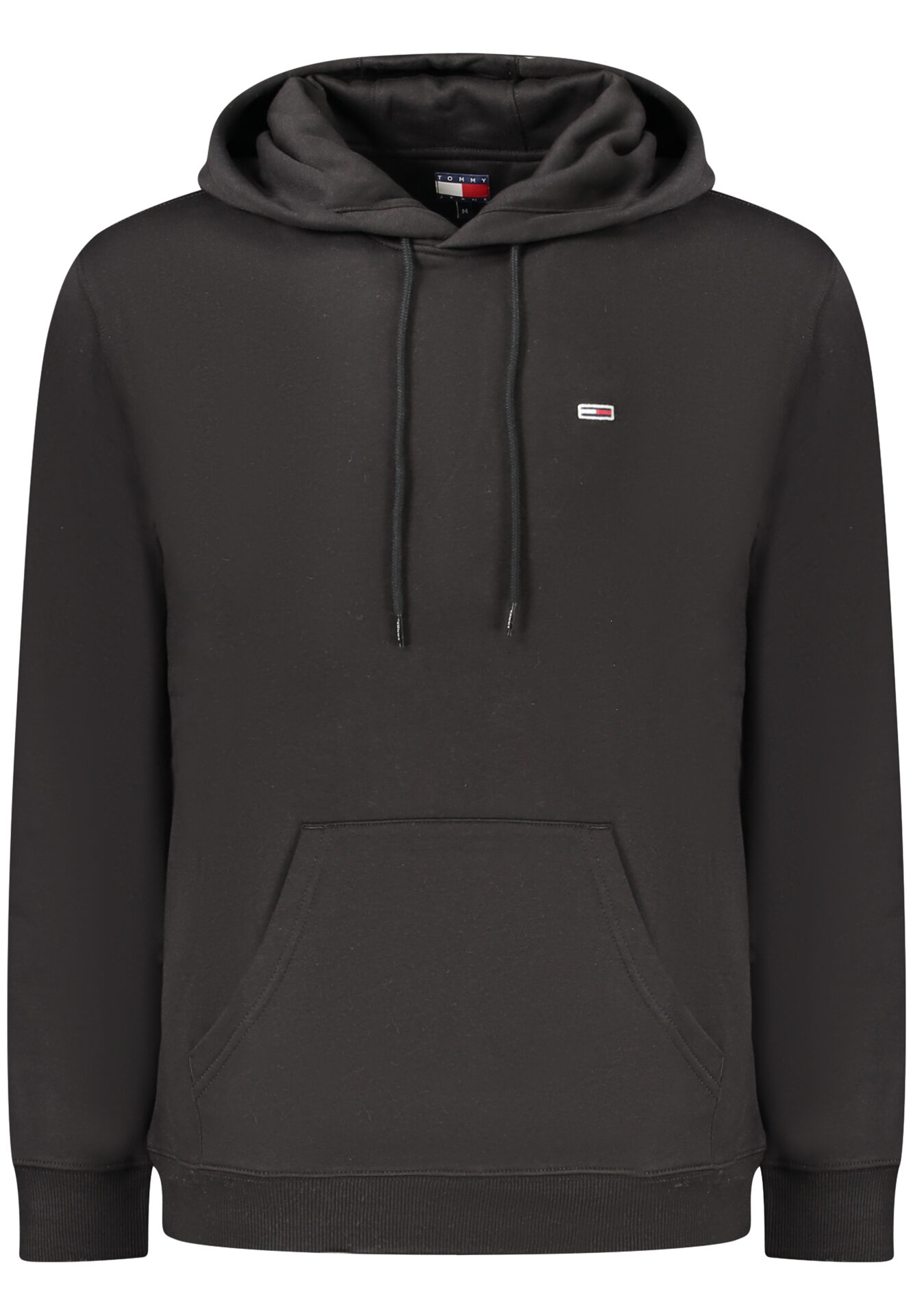 TOMMY HILFIGER MEN'S BLACK ZIP-UP SWEATSHIRT