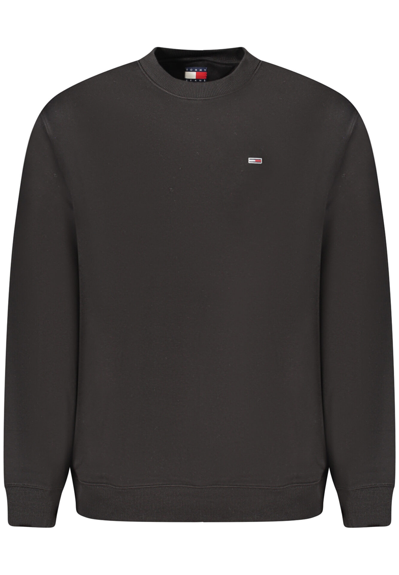 TOMMY HILFIGER MEN'S BLACK ZIP-UP SWEATSHIRT