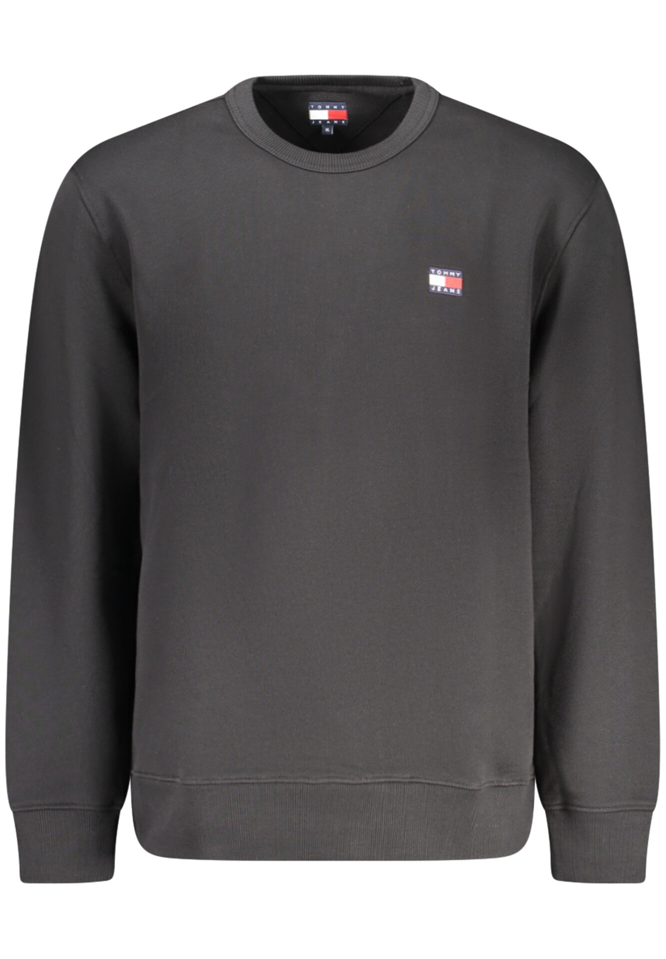 TOMMY HILFIGER MEN'S BLACK ZIP-UP SWEATSHIRT