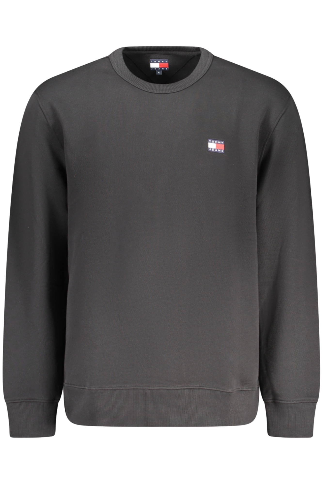 TOMMY HILFIGER juodas vyriškas džemperis su užtrauktuku TOMMY HILFIGER juodas vyriškas džemperis su užtrauktuku