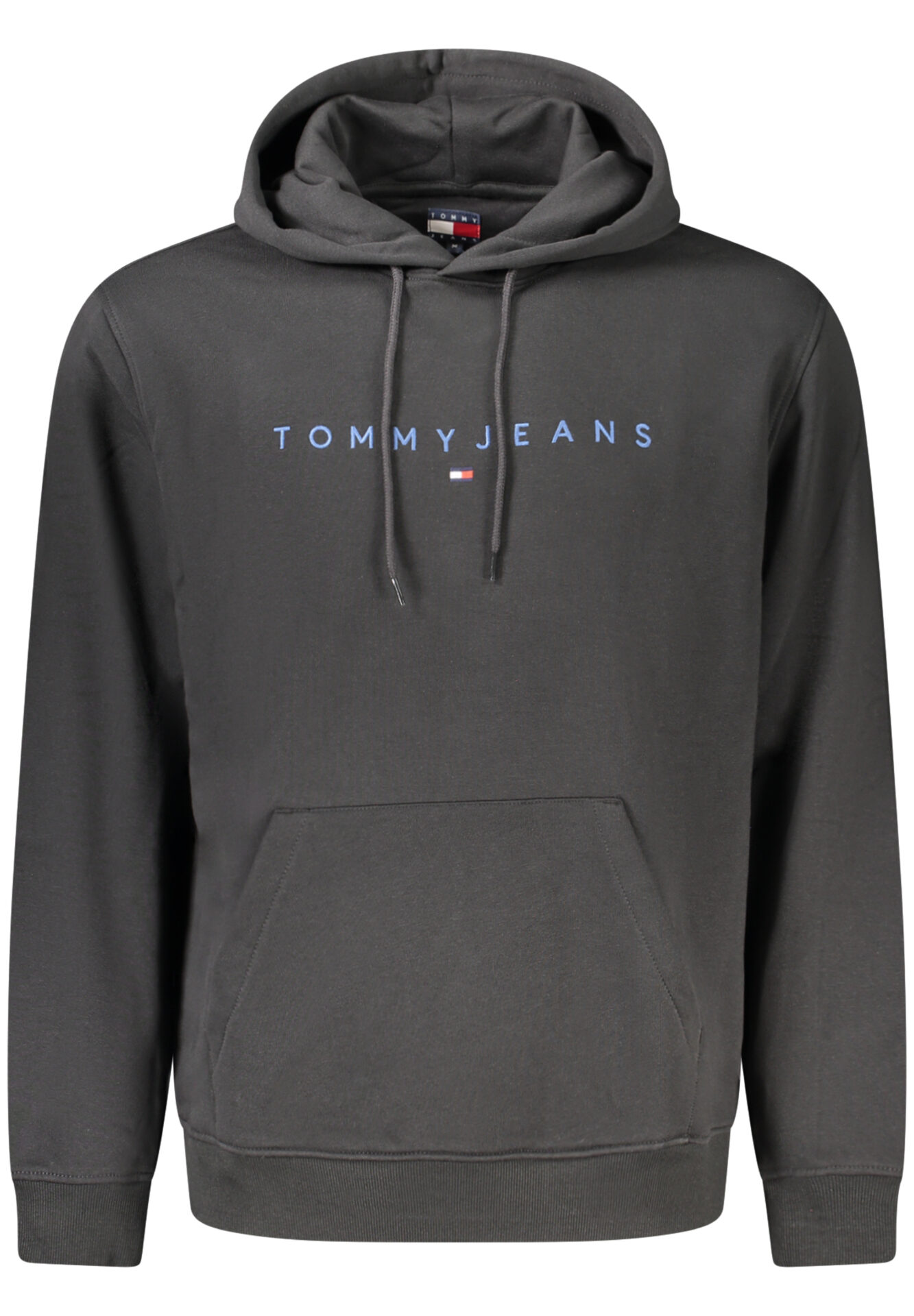 TOMMY HILFIGER MEN'S BLACK ZIP-UP SWEATSHIRT