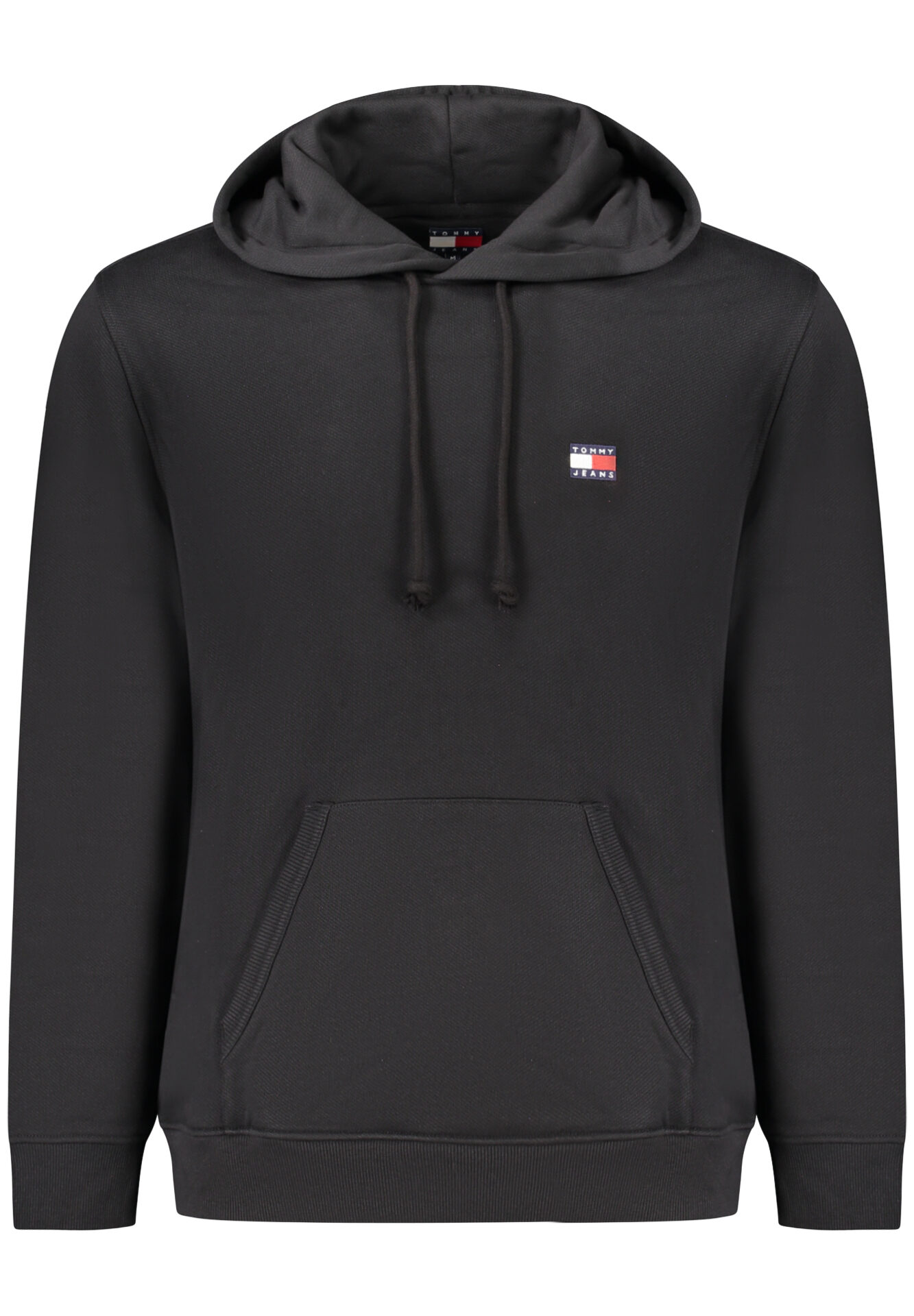 TOMMY HILFIGER MEN'S BLACK ZIP-UP SWEATSHIRT