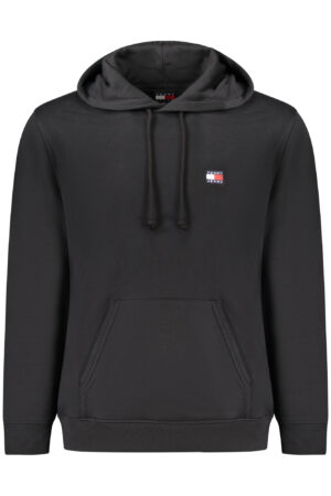 TOMMY HILFIGER vyriškas užsegamas džemperis, juodas