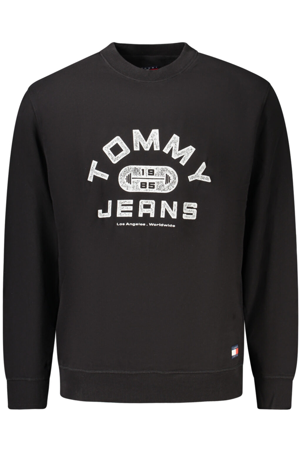 tommyhilfigerfelpasenzazipuomonero_1 TOMMY HILFIGER vyriškas juodas džemperis su užtrauktuku