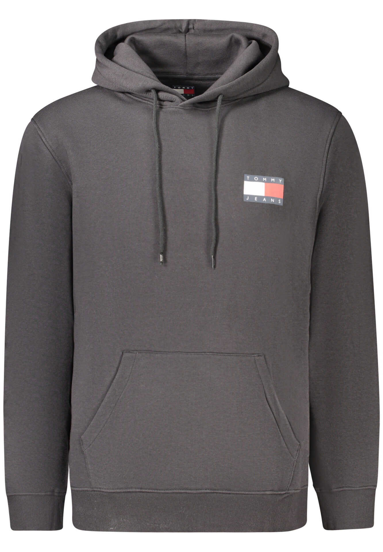 TOMMY HILFIGER MEN'S BLACK ZIP-UP SWEATSHIRT