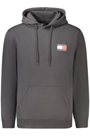 TOMMY HILFIGER vyriškas džemperis su užtrauktuku, juodas