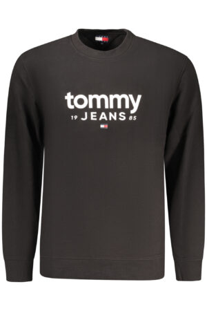 TOMMY HILFIGER vyriškas džemperis su užtrauktuku, juodas
