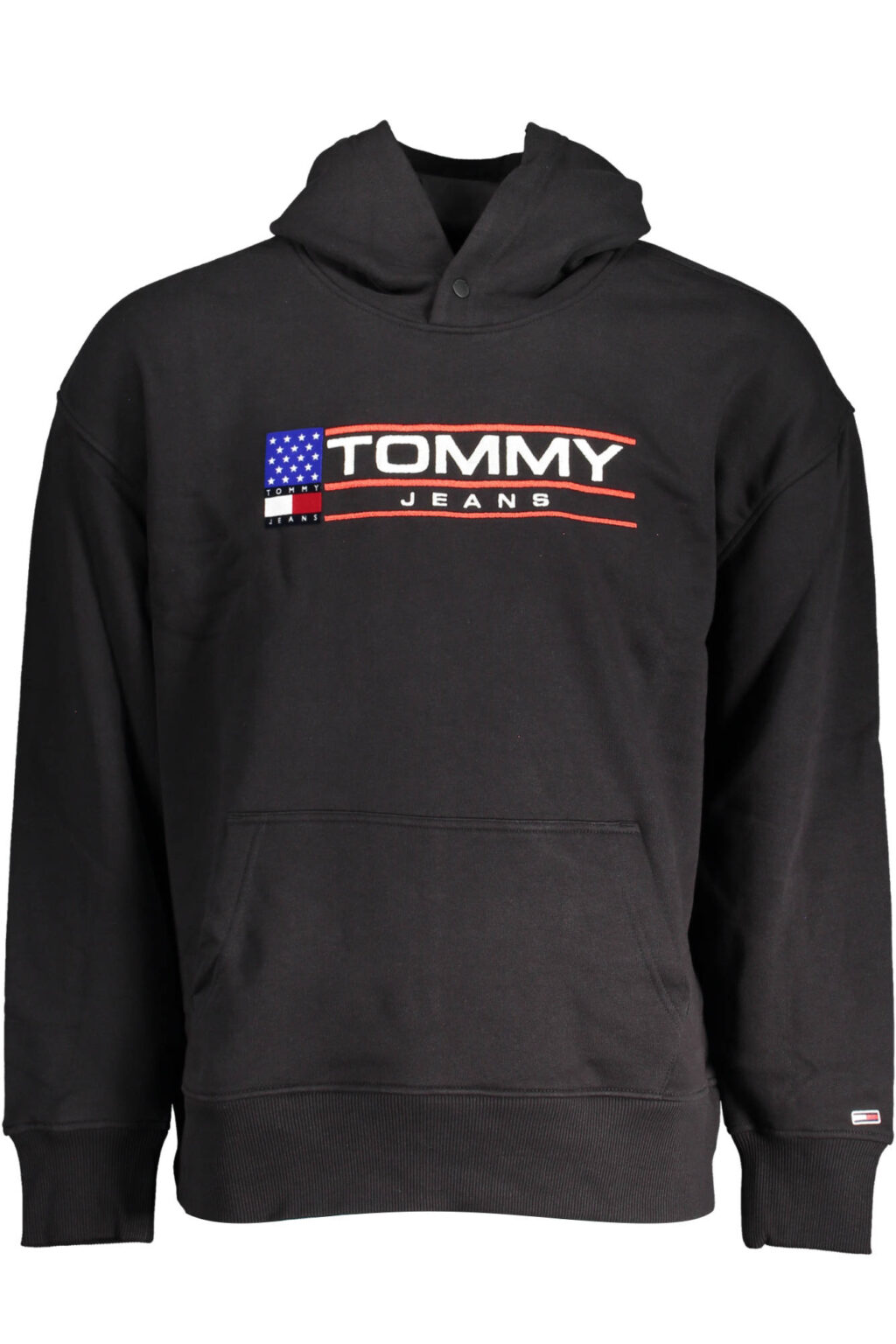tommyhilfigerfelpasenzazipuomonero_1 TOMMY HILFIGER juodas vyriškas džemperis