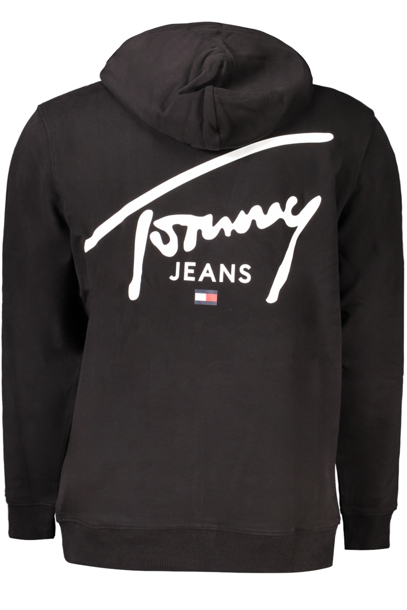 TOMMY HILFIGER juodas vyriškas džemperis su užtrauktuku TOMMY HILFIGER juodas vyriškas džemperis su užtrauktuku - Image 2