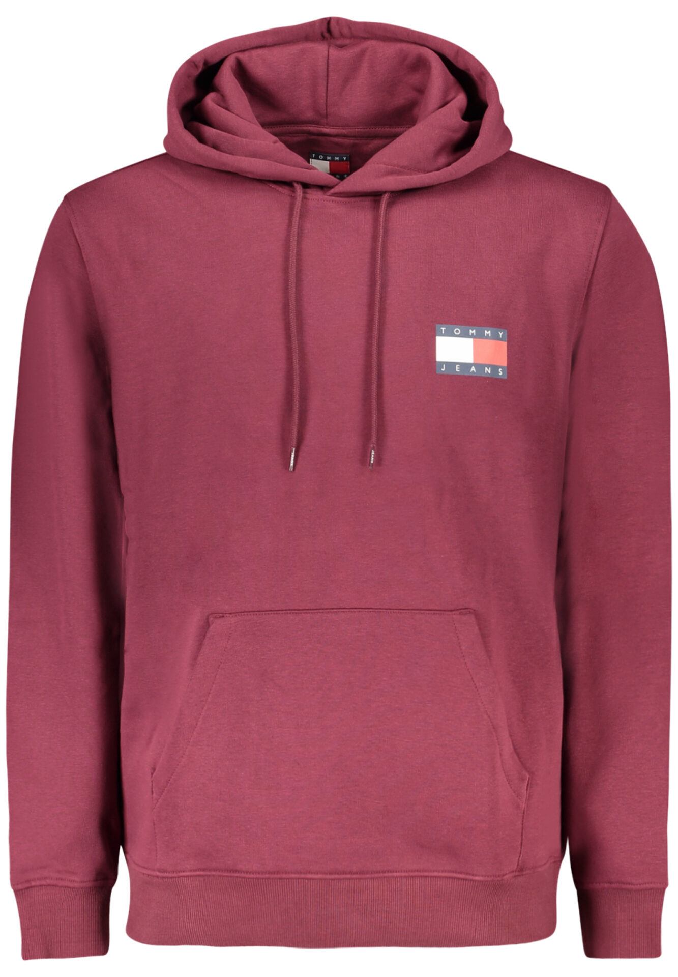 TOMMY HILFIGER MEN'S RED ZIP-UP SWEATSHIRT