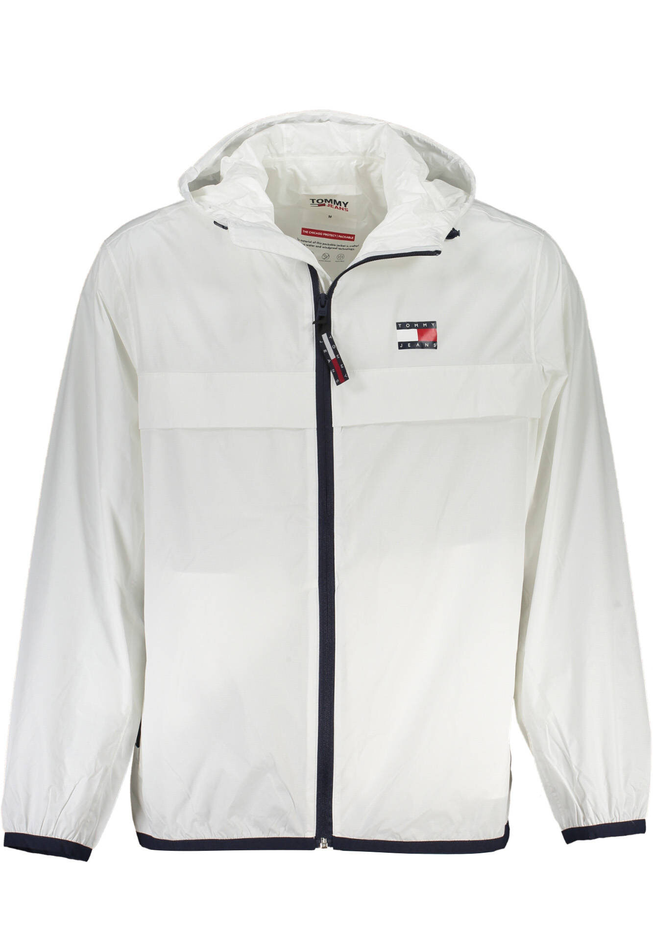 TOMMY HILFIGER MEN'S WHITE SPORTS JACKET