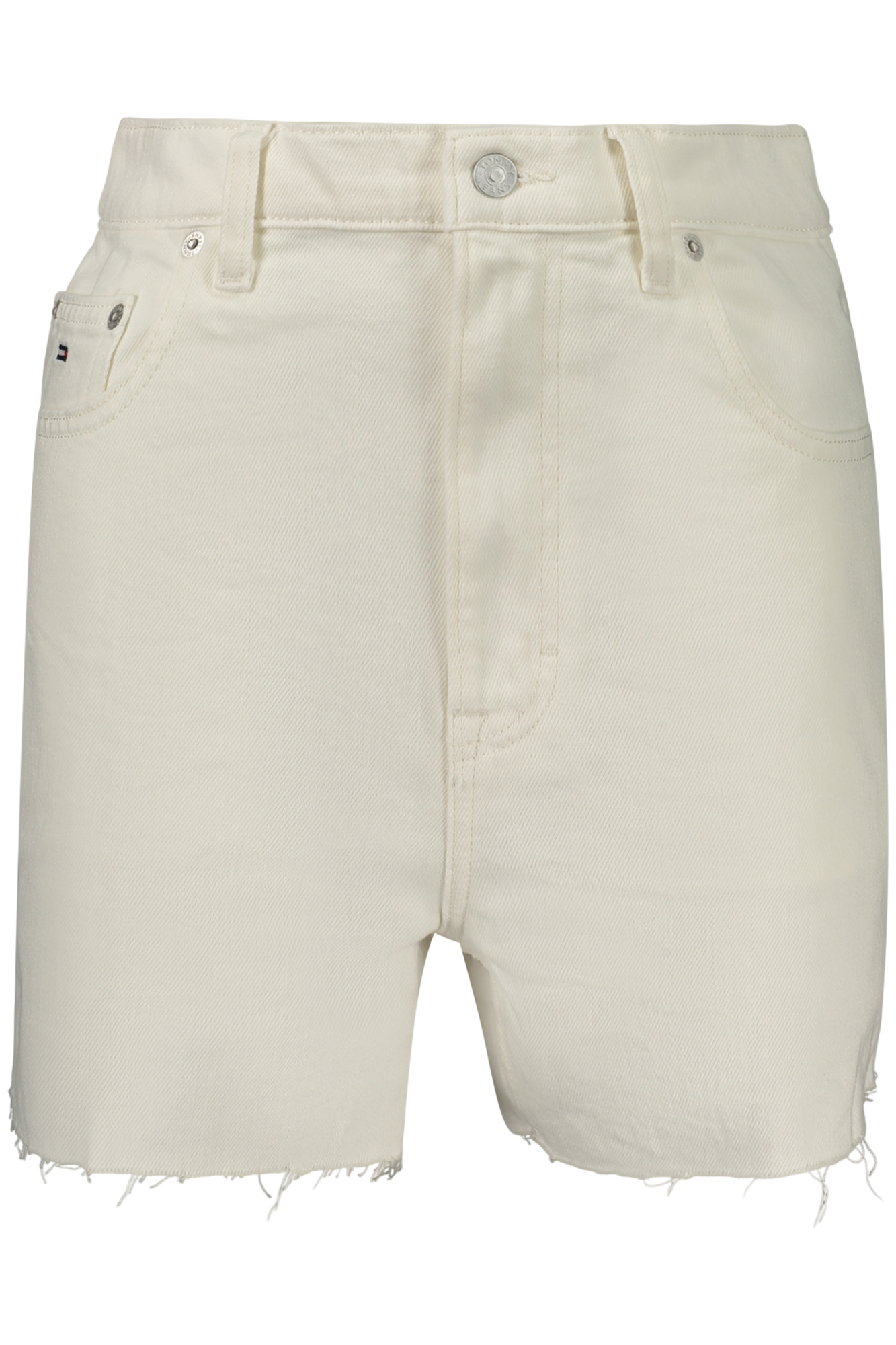 TOMMY HILFIGER JEANS SHORT WOMEN'S WHITE TOMMY HILFIGER JEANS SHORT WOMEN'S WHITE