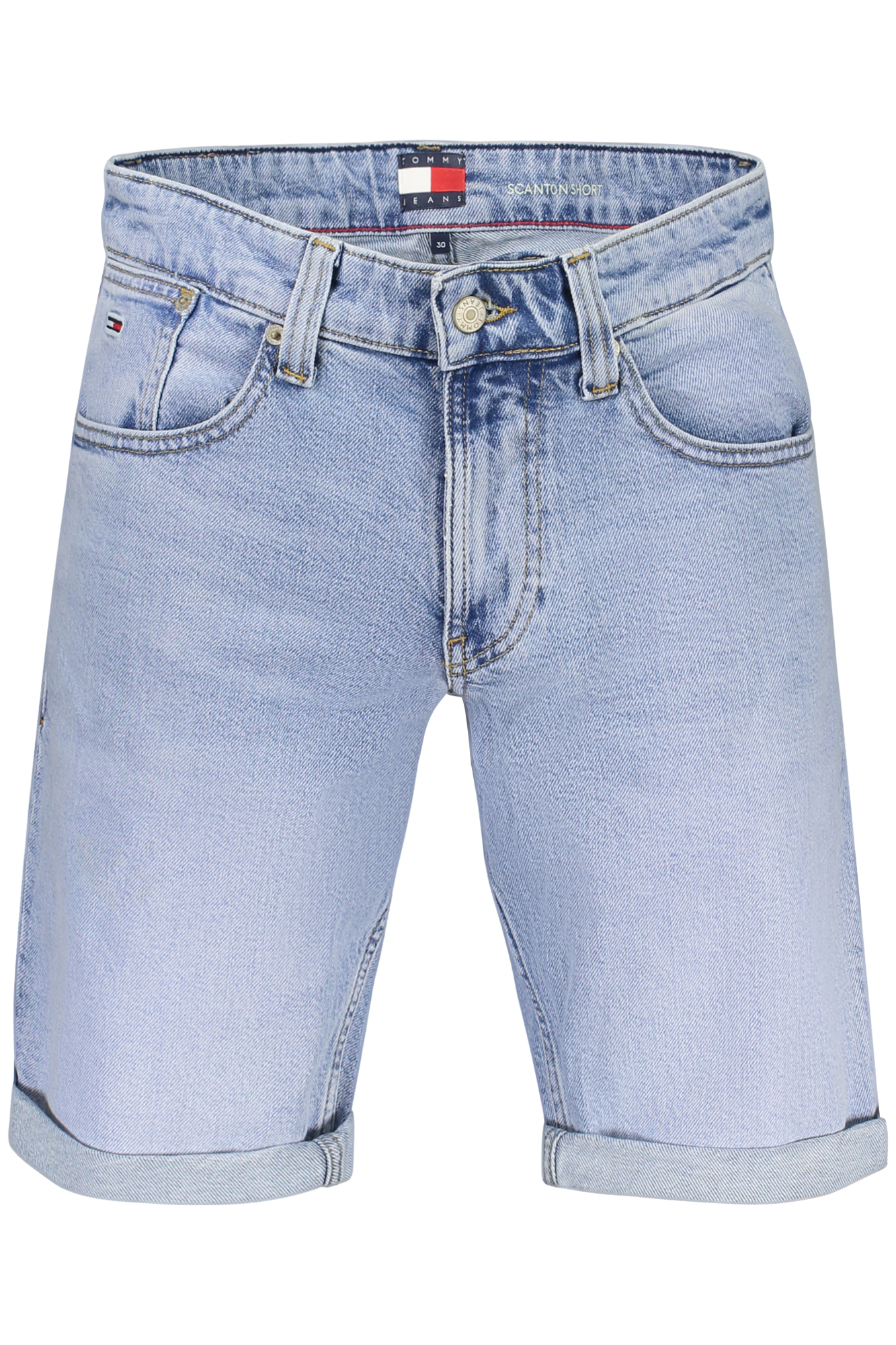 TOMMY HILFIGER JEANS vyriški šortai, mėlyni TOMMY HILFIGER JEANS vyriški šortai, mėlyni