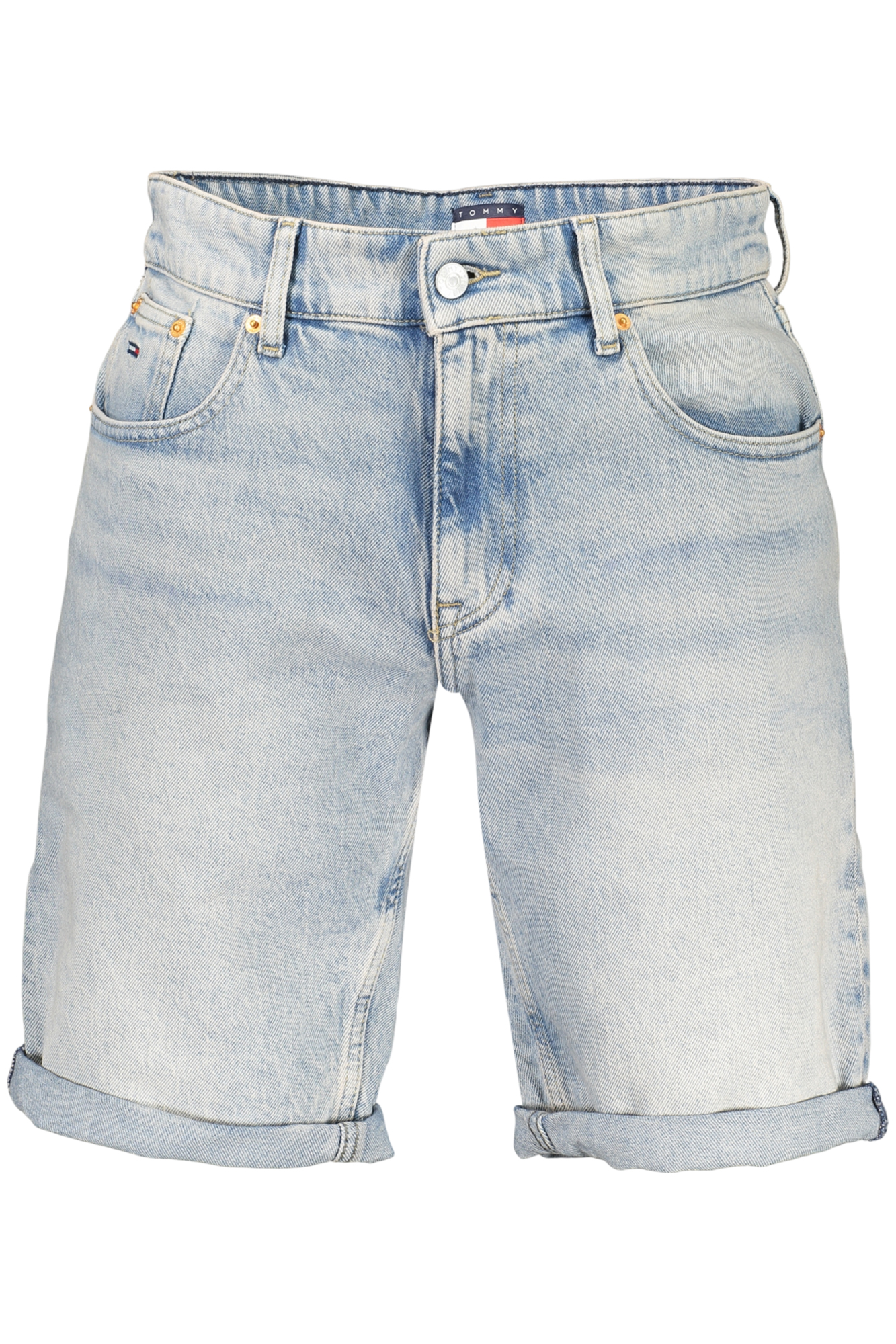 TOMMY HILFIGER MEN'S BLUE JEANS SHORTS TOMMY HILFIGER MEN'S BLUE JEANS SHORTS