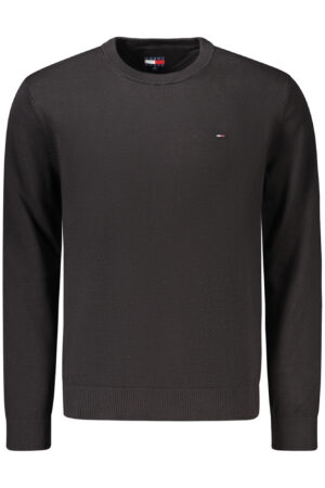 TOMMY HILFIGER MEN'S BLACK SWEATER