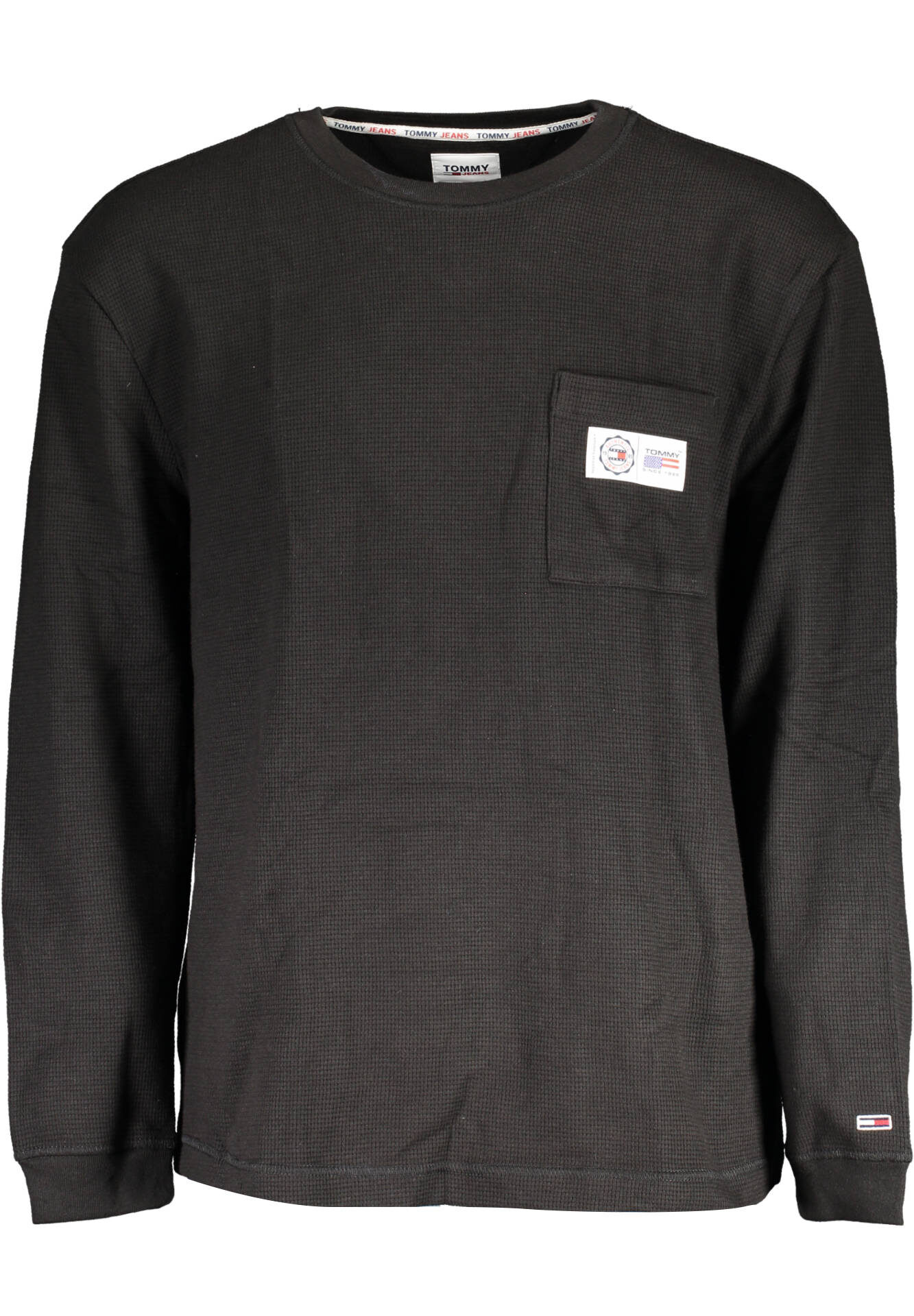 TOMMY HILFIGER MEN'S BLACK SWEATER