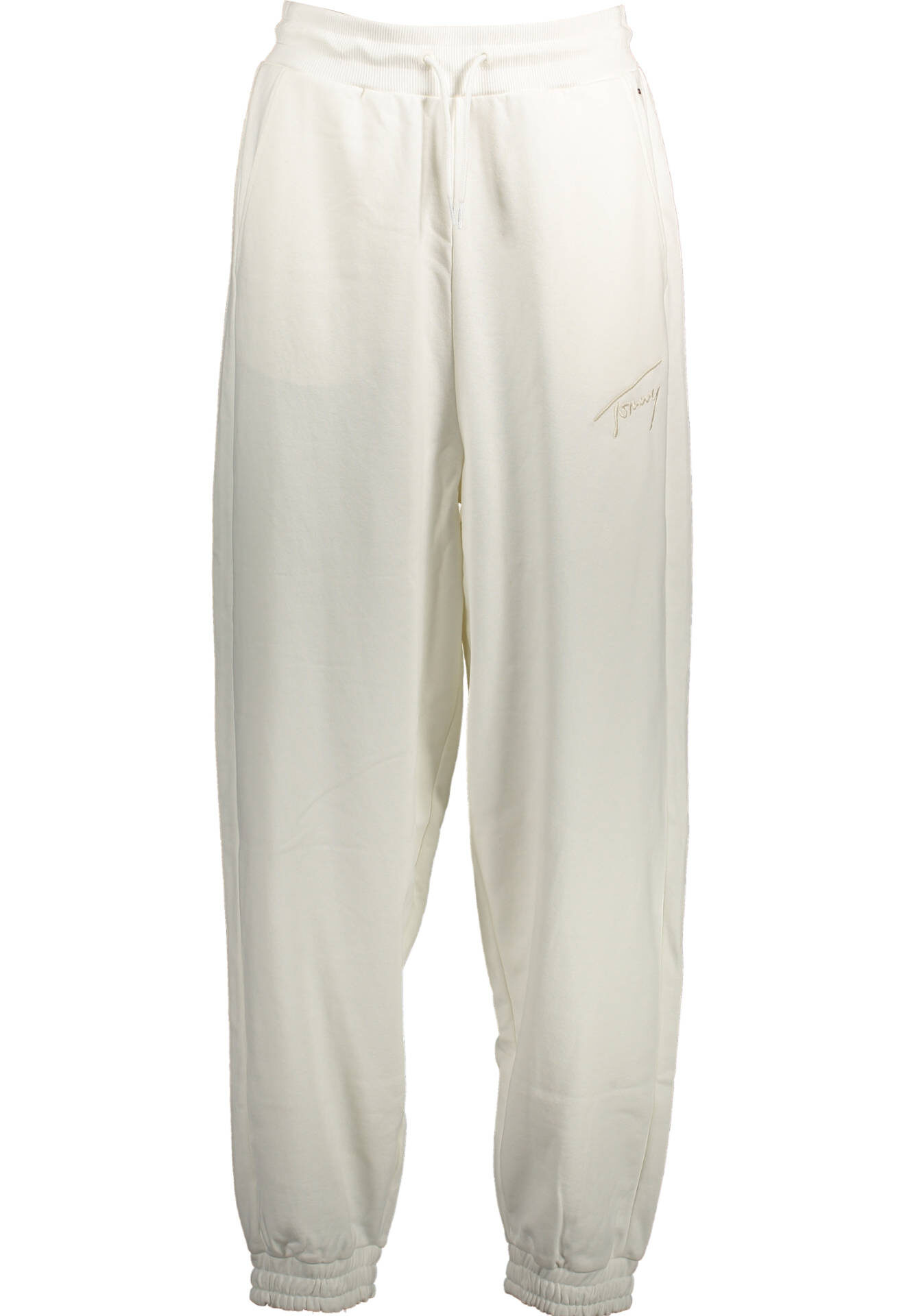 TOMMY HILFIGER WOMEN'S WHITE TROUSERS
