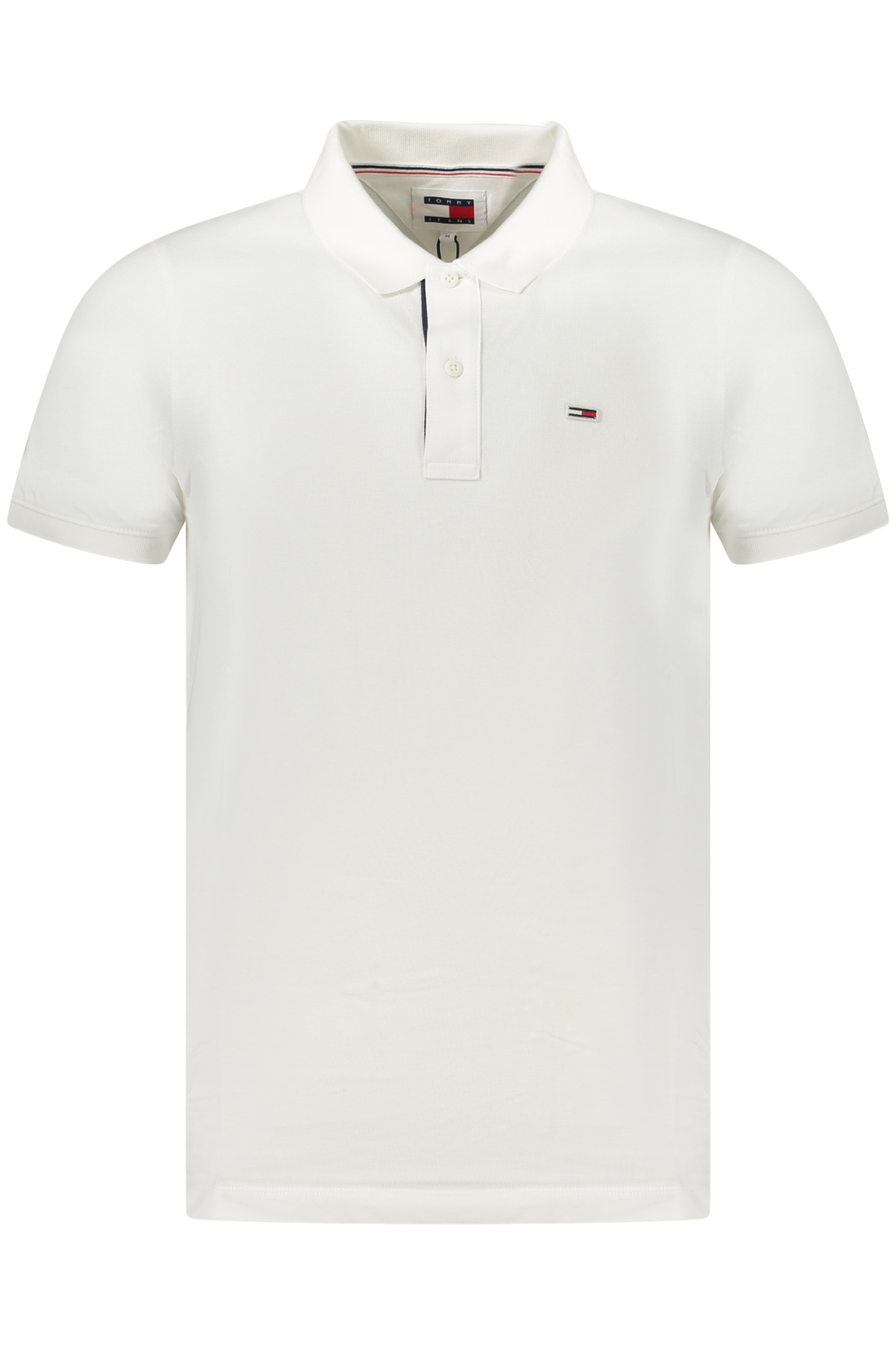 TOMMY HILFIGER vyriški polo marškinėliai trumpomis rankovėmis, balti TOMMY HILFIGER vyriški polo marškinėliai trumpomis rankovėmis, balti