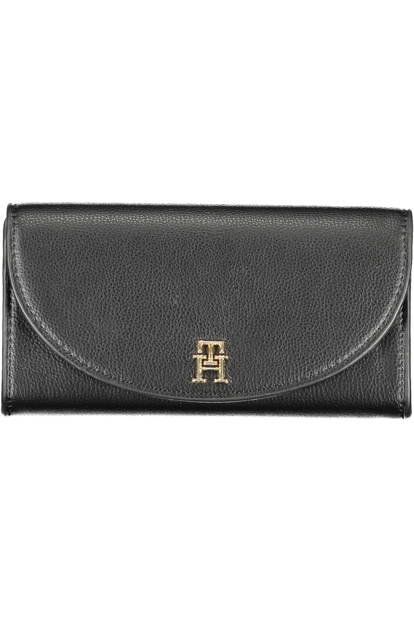 TOMMY HILFIGER WOMEN'S BLACK WALLET TOMMY HILFIGER WOMEN'S BLACK WALLET