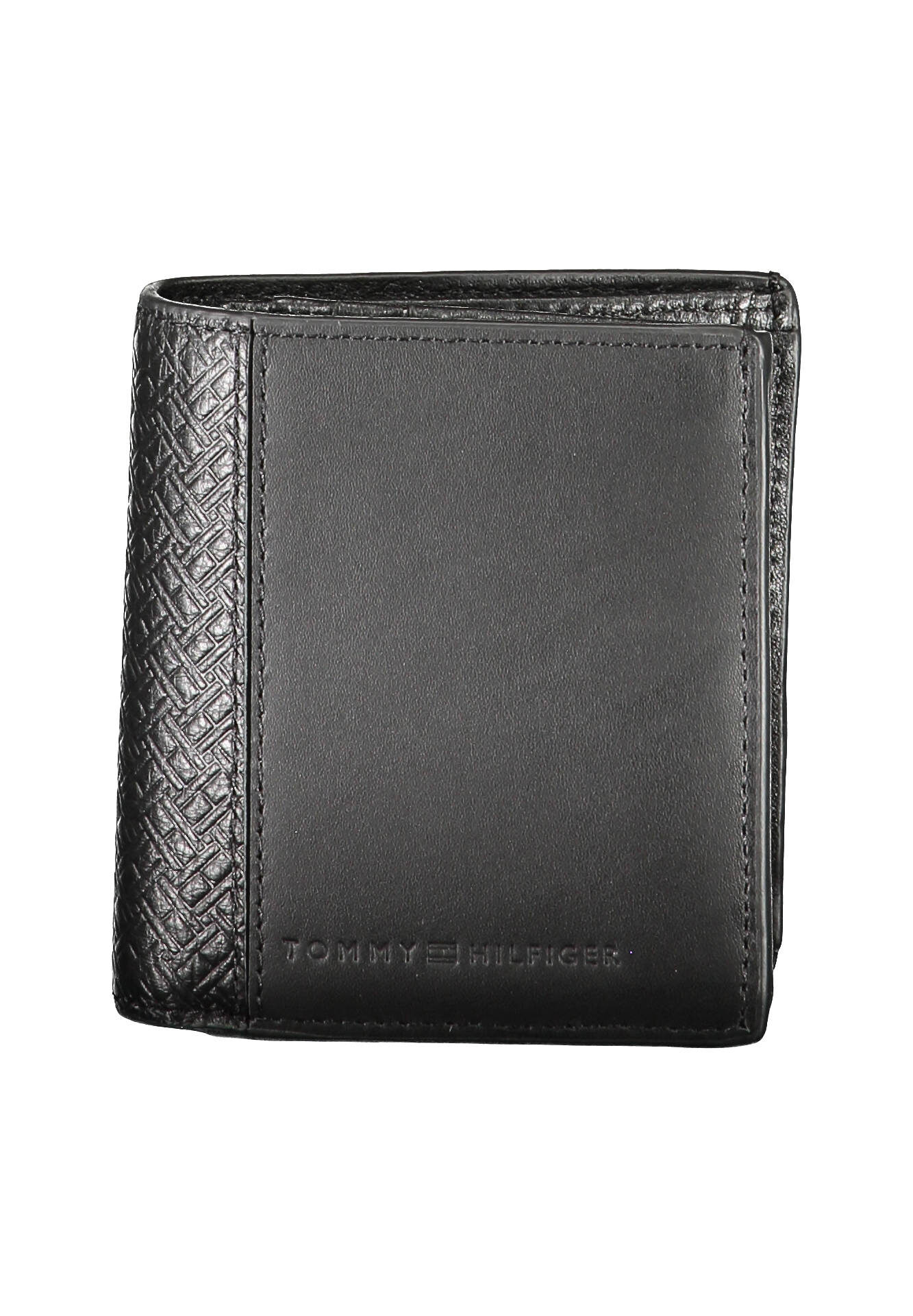 TOMMY HILFIGER BLACK MEN'S WALLET