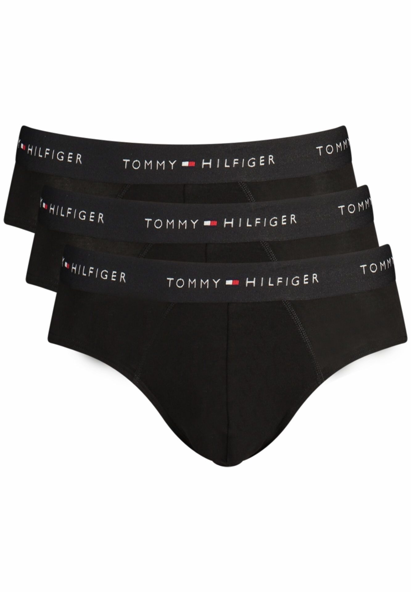 TOMMY HILFIGER MEN'S BLACK BRIEFS
