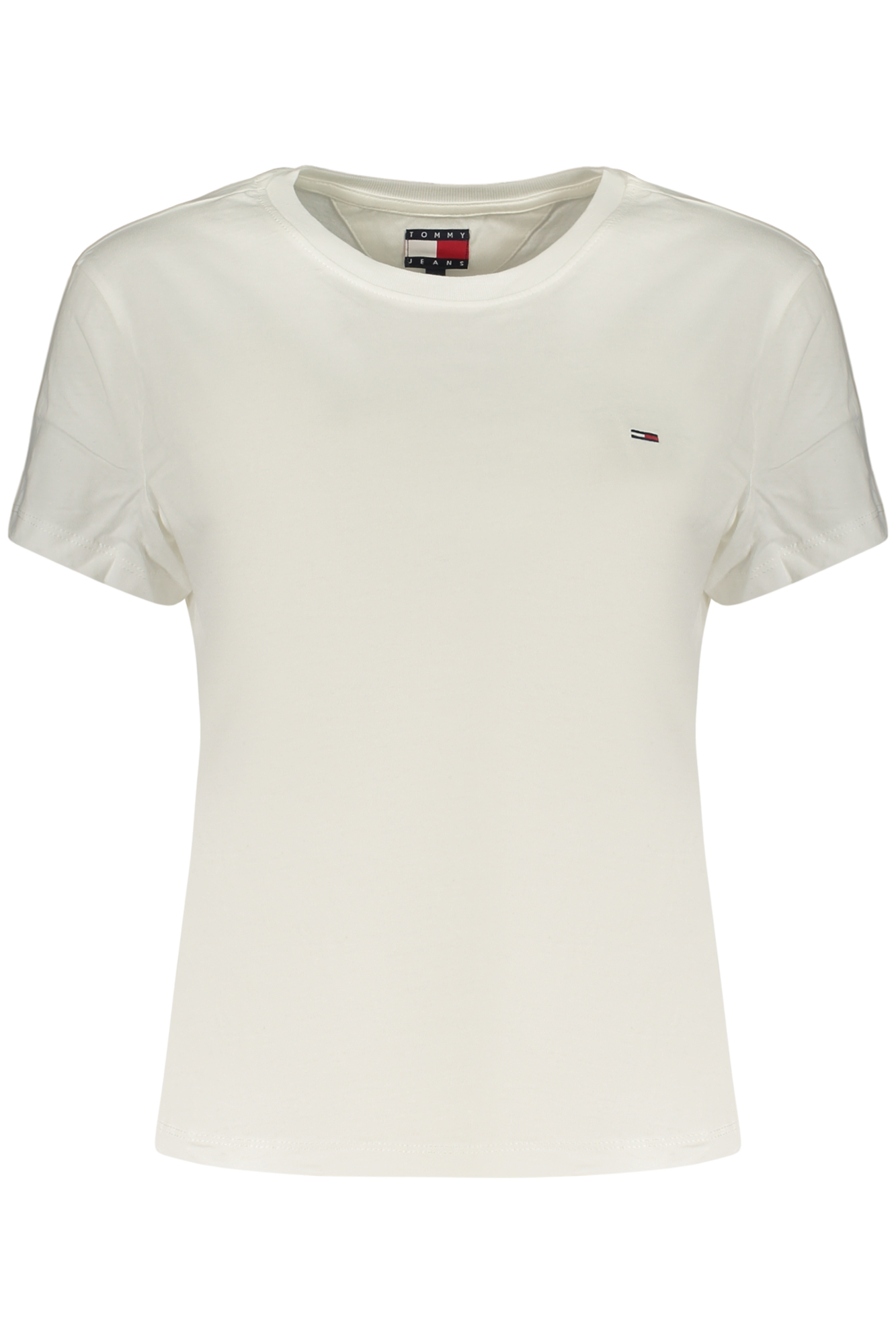 TOMMY HILFIGER WOMEN'S SHORT-SLEEVE T-SHIRT WHITE TOMMY HILFIGER WOMEN'S SHORT-SLEEVE T-SHIRT WHITE