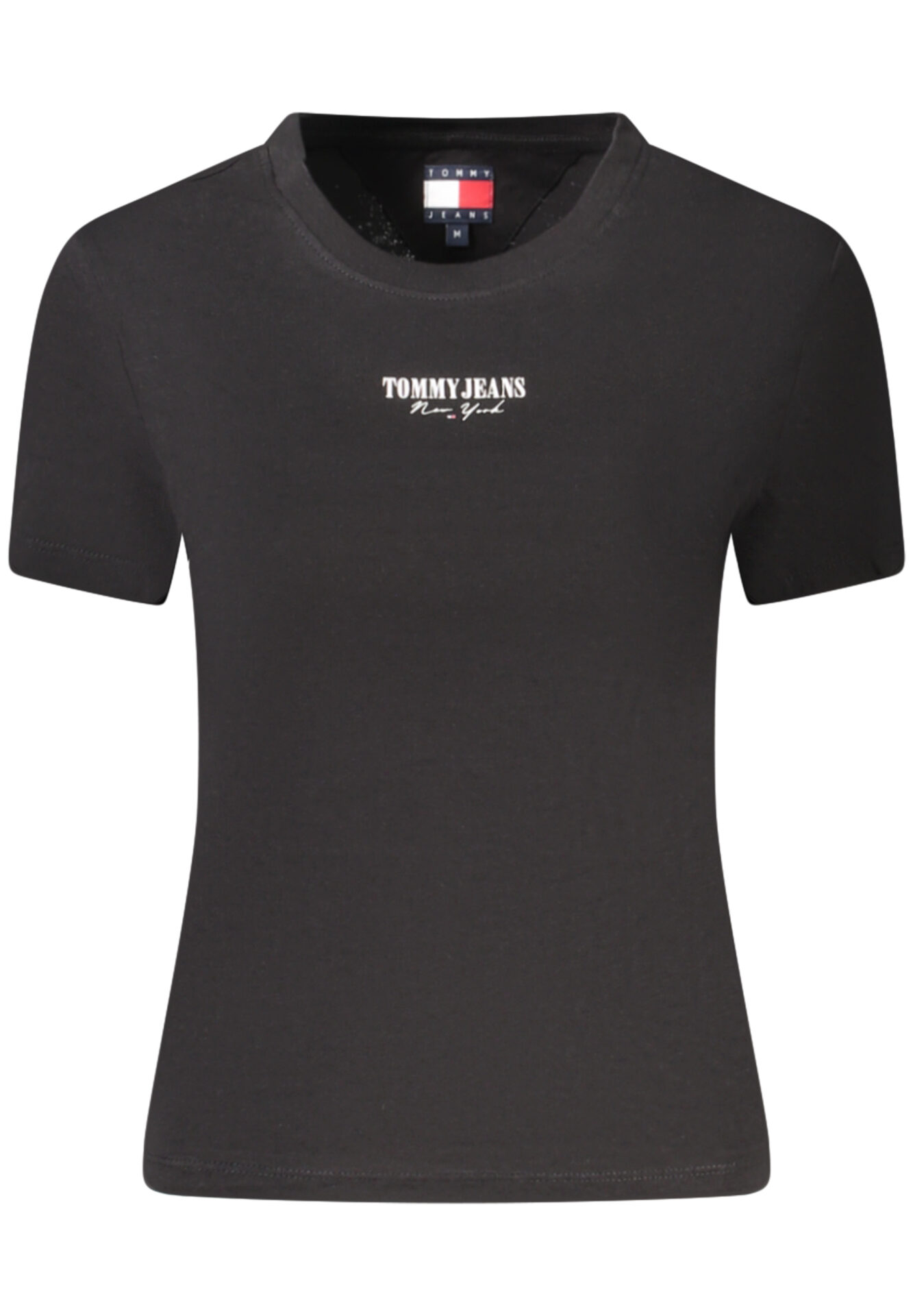 TOMMY HILFIGER WOMEN'S SHORT-SLEEVE T-SHIRT BLACK