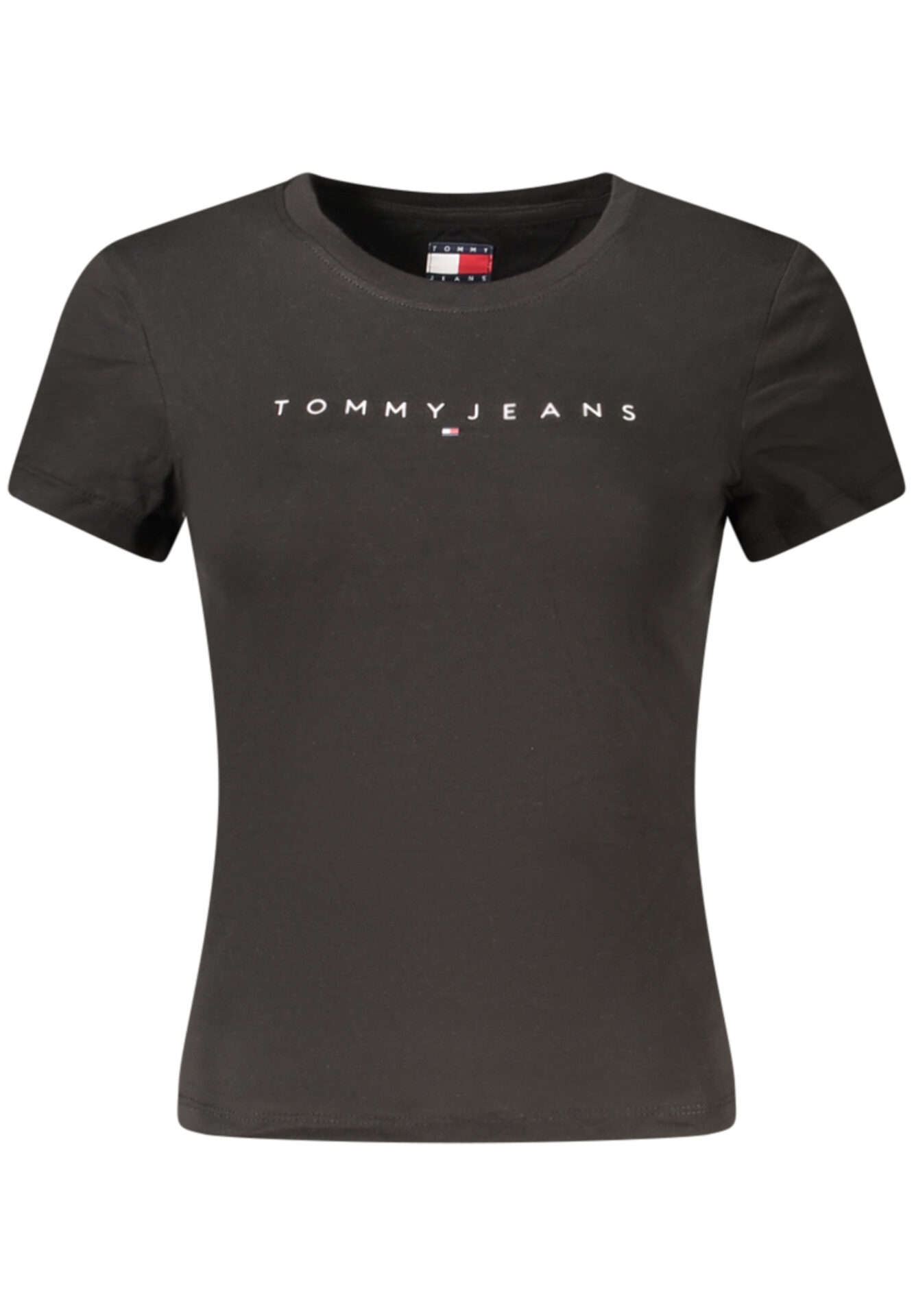 TOMMY HILFIGER WOMEN'S SHORT-SLEEVE T-SHIRT BLACK