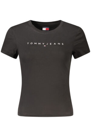 TOMMY HILFIGER WOMEN'S SHORT-SLEEVE T-SHIRT BLACK
