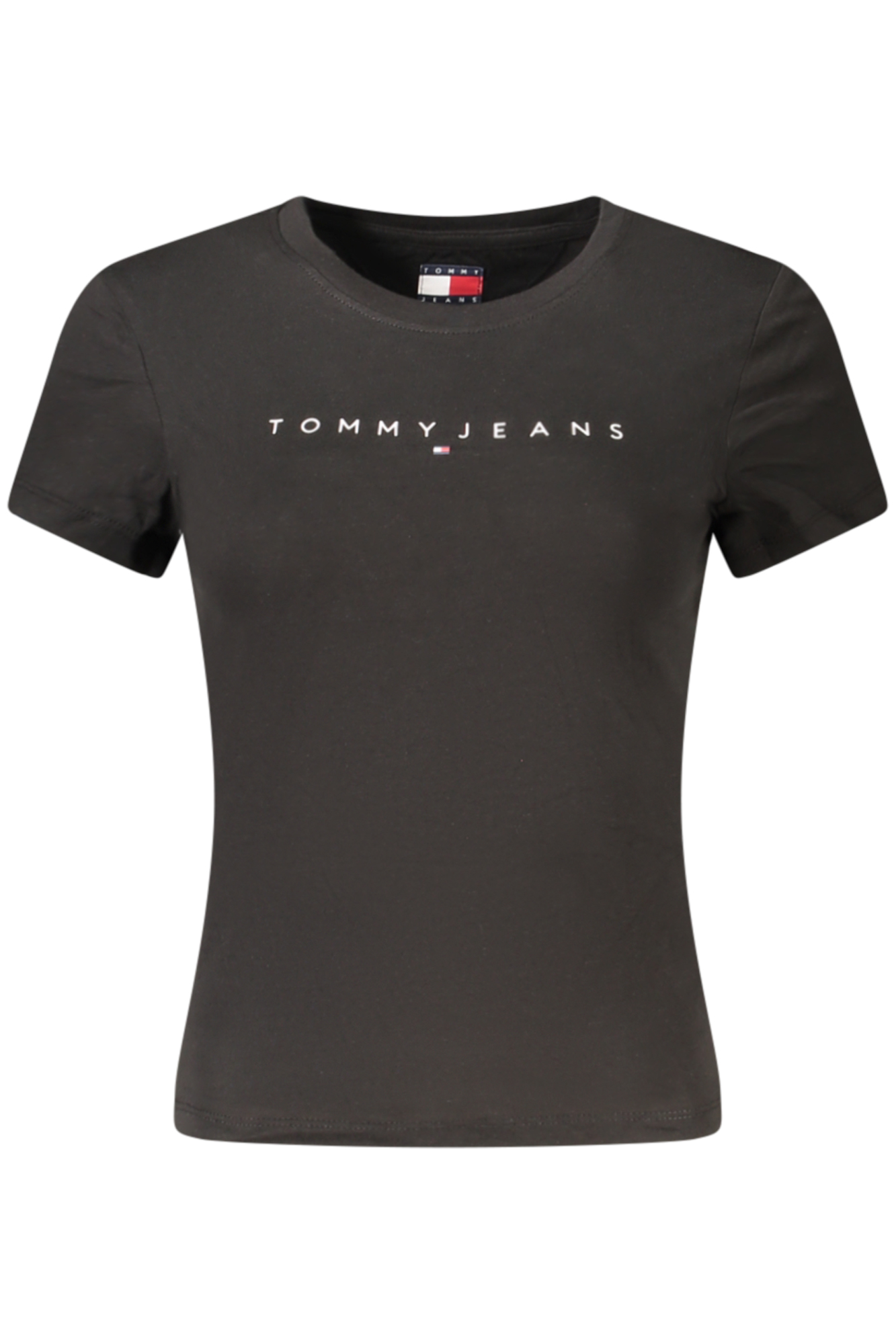 TOMMY HILFIGER WOMEN'S SHORT-SLEEVE T-SHIRT BLACK TOMMY HILFIGER WOMEN'S SHORT-SLEEVE T-SHIRT BLACK