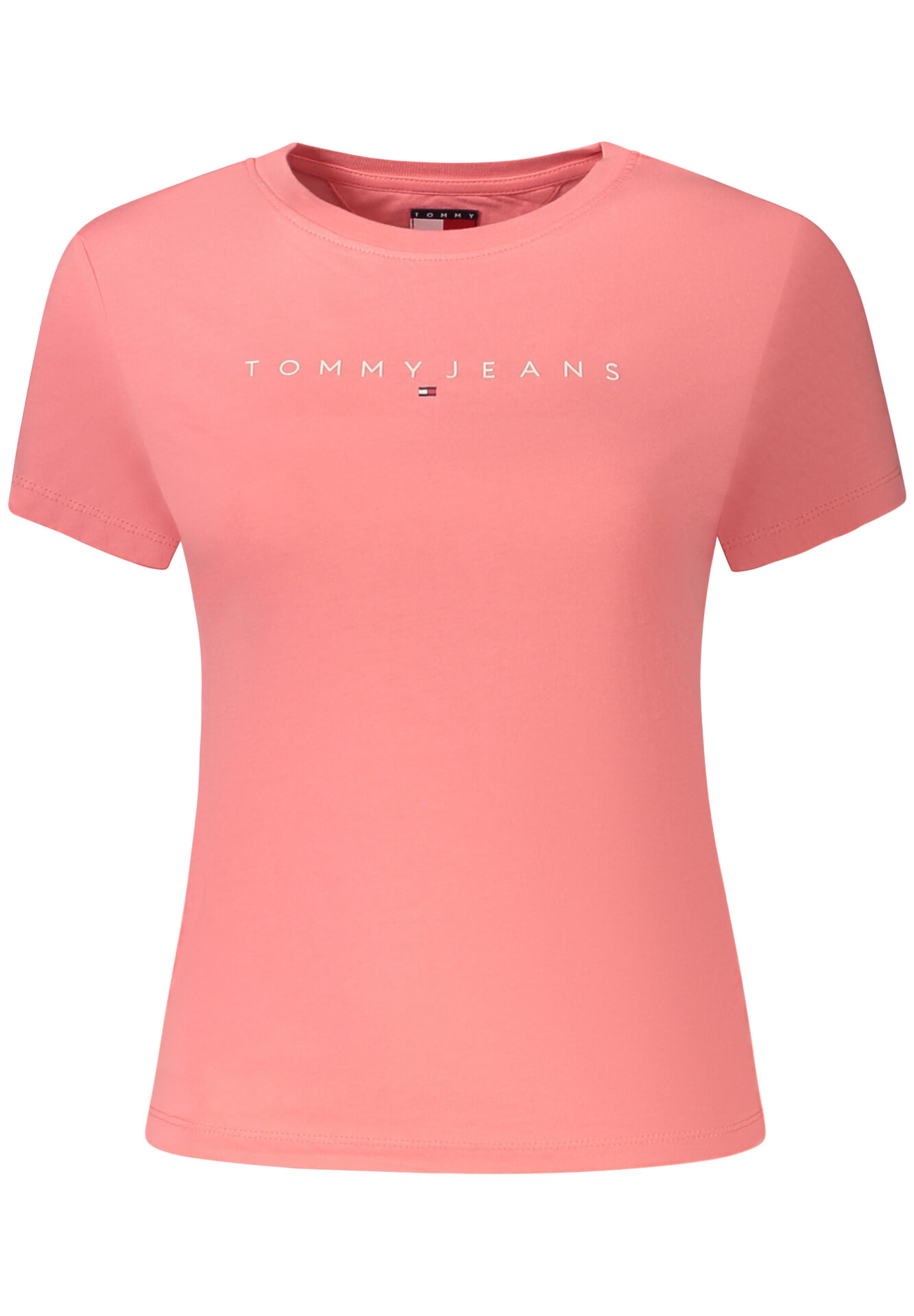 TOMMY HILFIGER WOMEN'S PINK SHORT-SLEEVE T-SHIRT