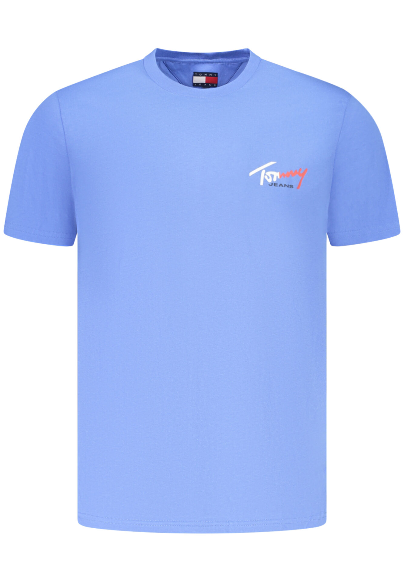 TOMMY HILFIGER MEN'S SHORT-SLEEVED T-SHIRT, BLUE