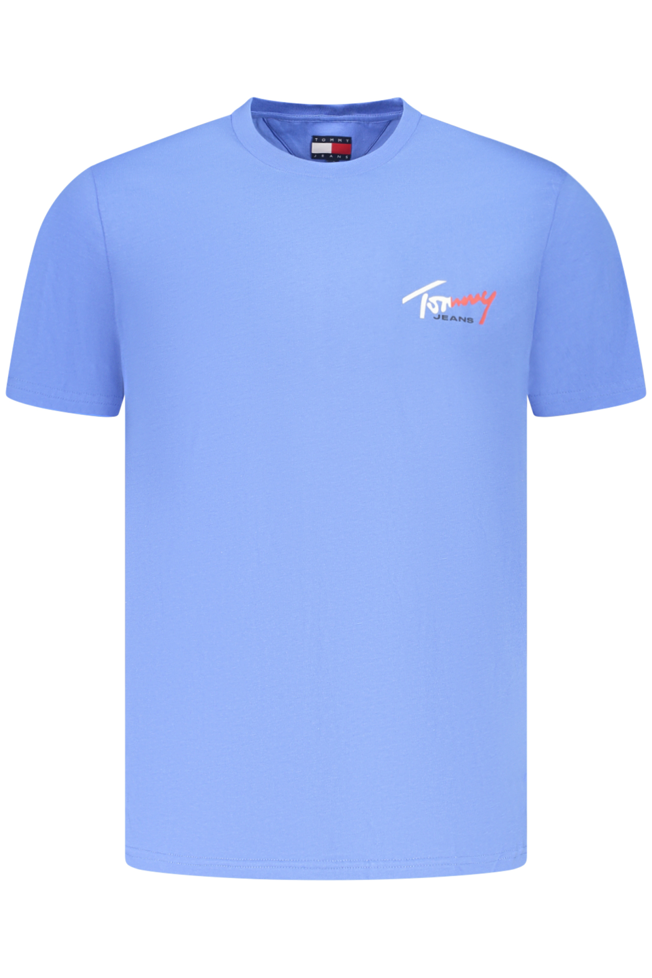 TOMMY HILFIGER MEN'S SHORT-SLEEVED T-SHIRT, BLUE TOMMY HILFIGER MEN'S SHORT-SLEEVED T-SHIRT, BLUE