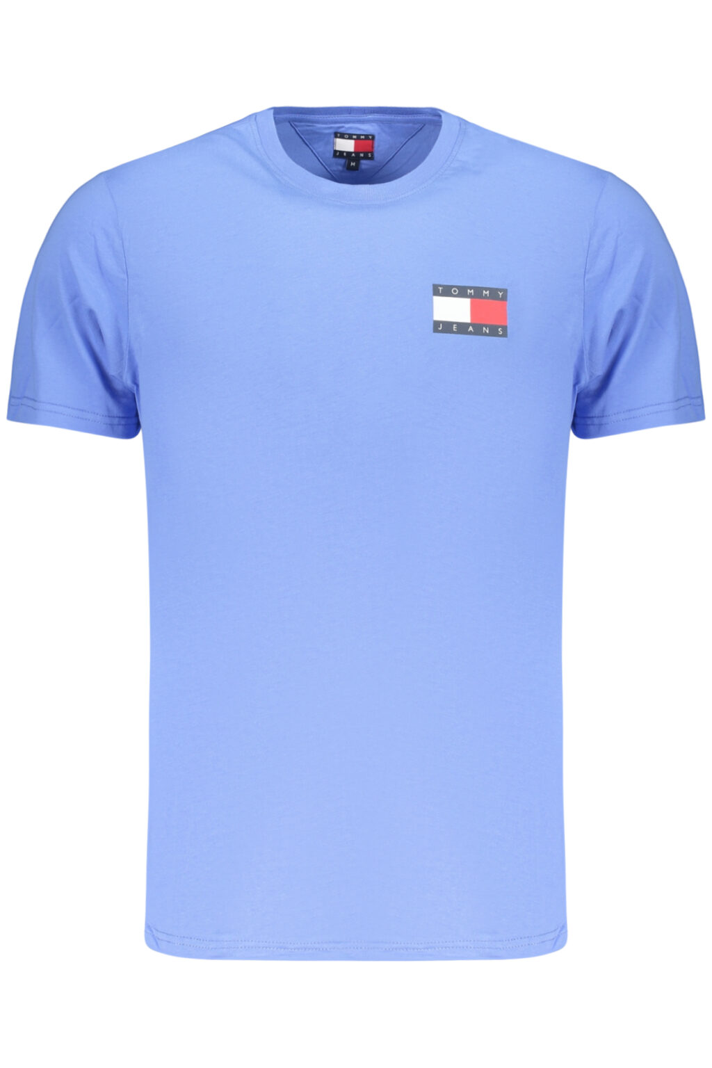 tommyhilfigert-shirtmanichecorteuomoazzurro_1 TOMMY HILFIGER vyriški marškinėliai trumpomis rankovėmis, mėlyni