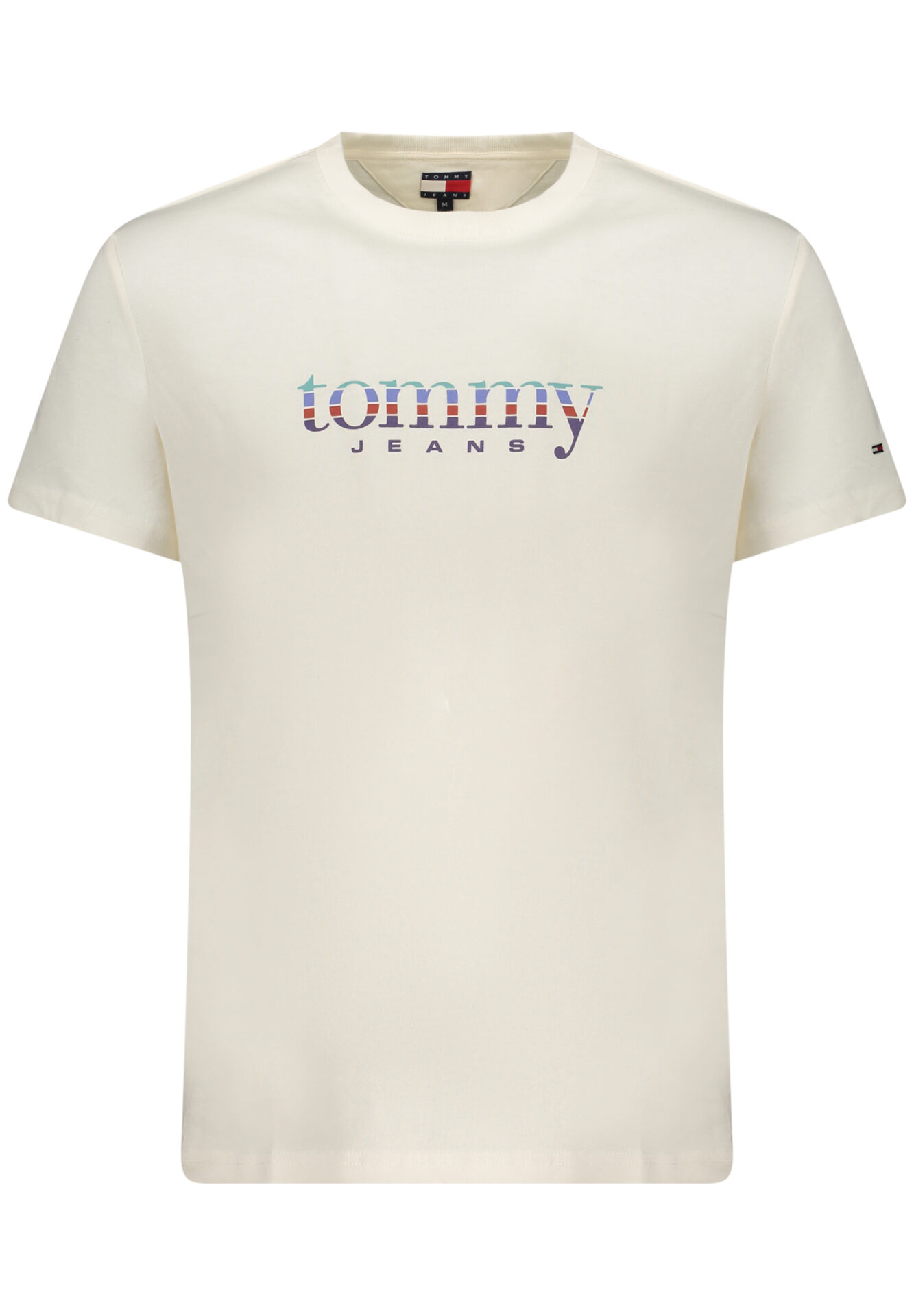TOMMY HILFIGER MEN'S SHORT-SLEEVE T-SHIRT WHITE