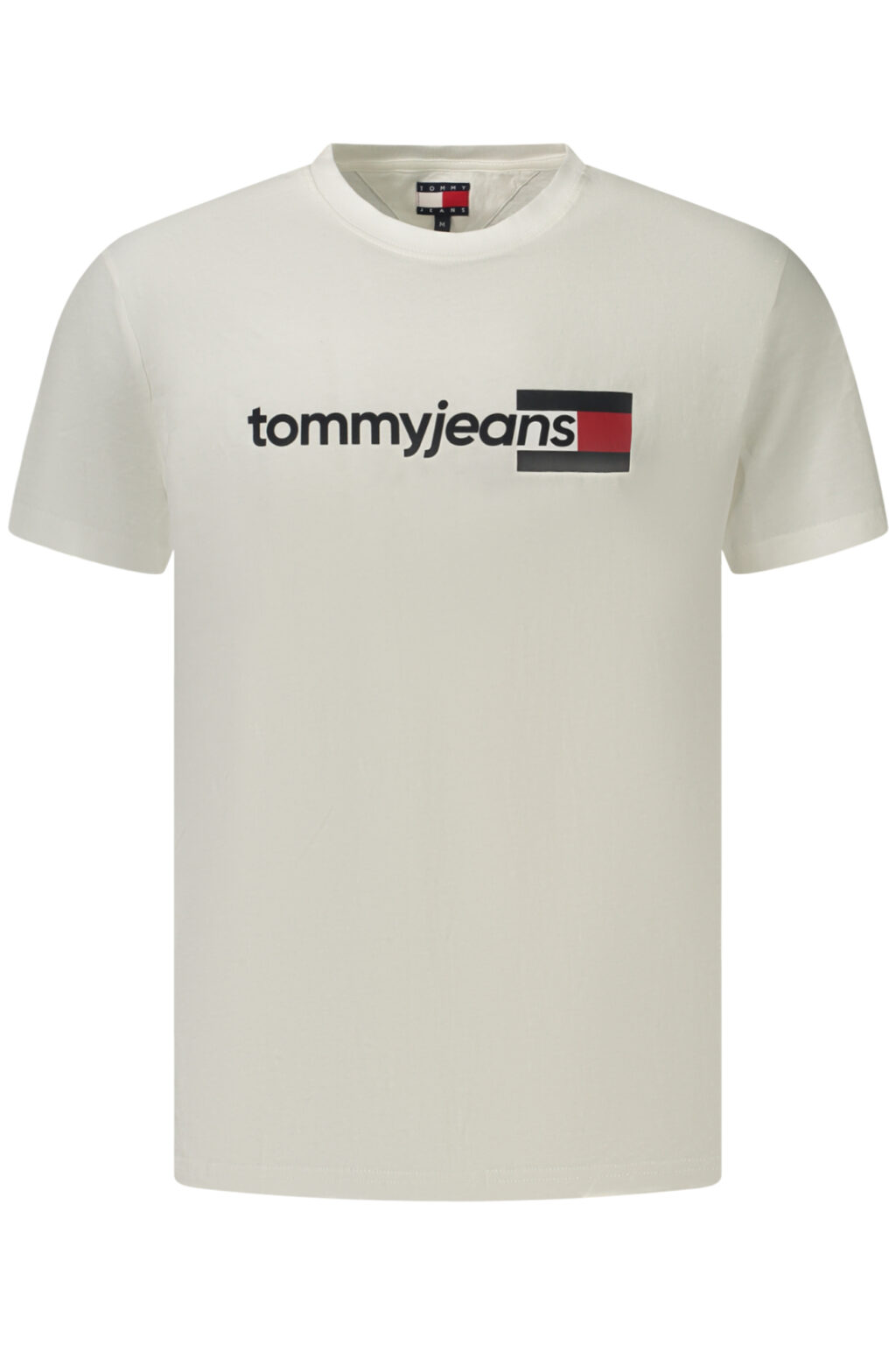 TOMMY HILFIGER vyriški marškinėliai trumpomis rankovėmis, balti